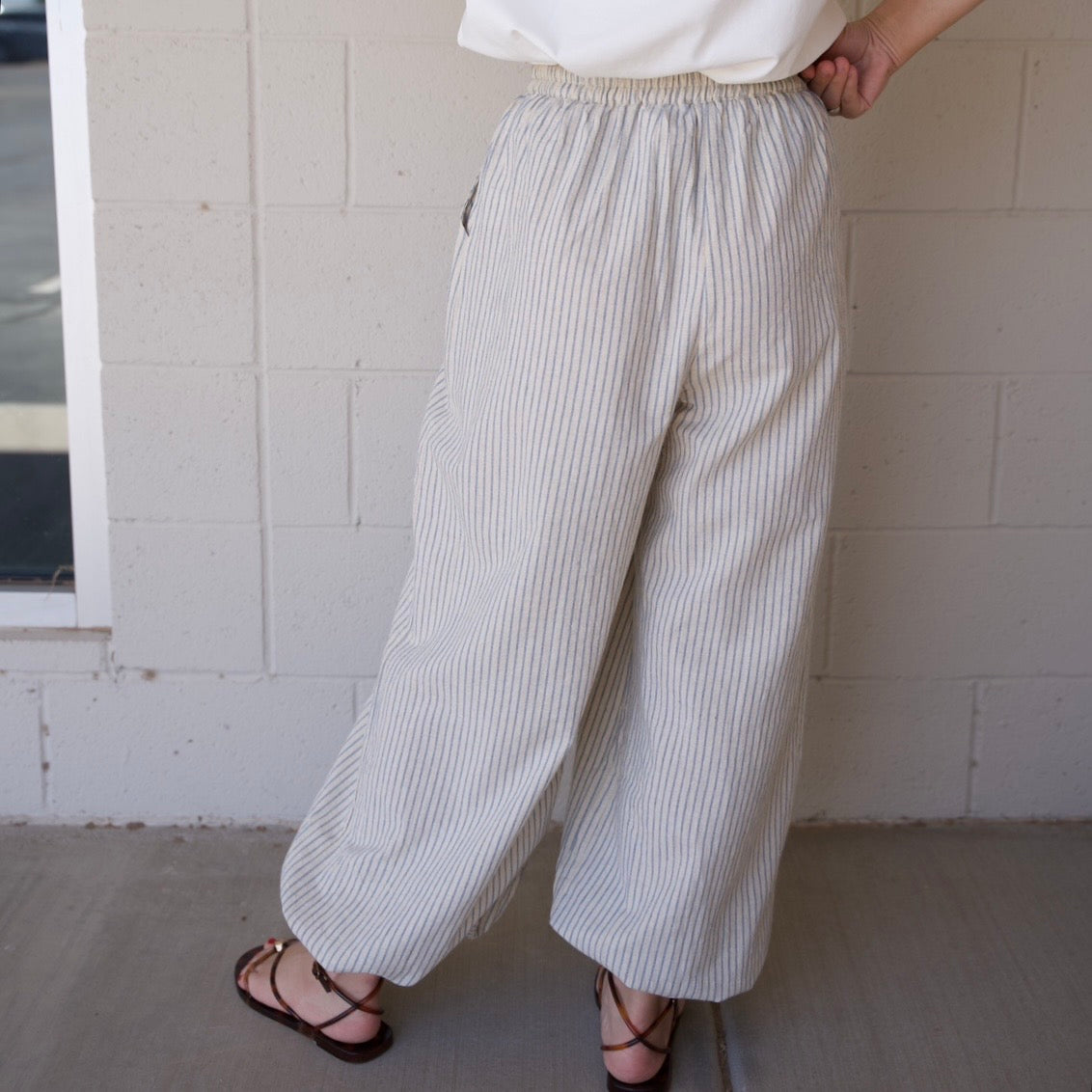 Striped Balloon Pants