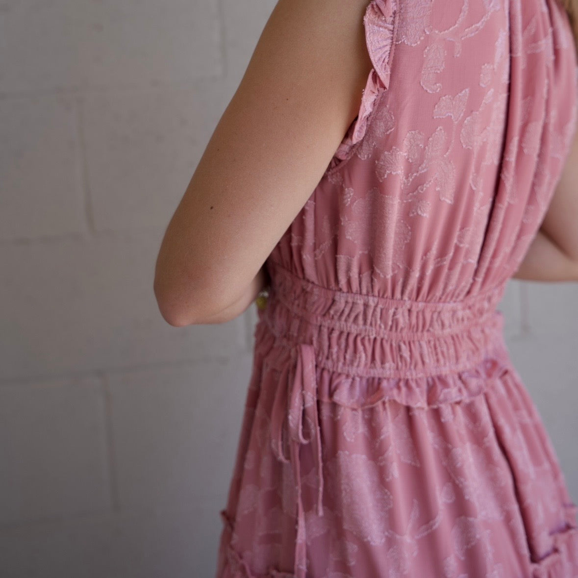 Tiered Floral Maxi Dress