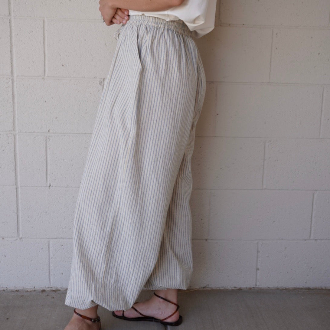 Striped Balloon Pants