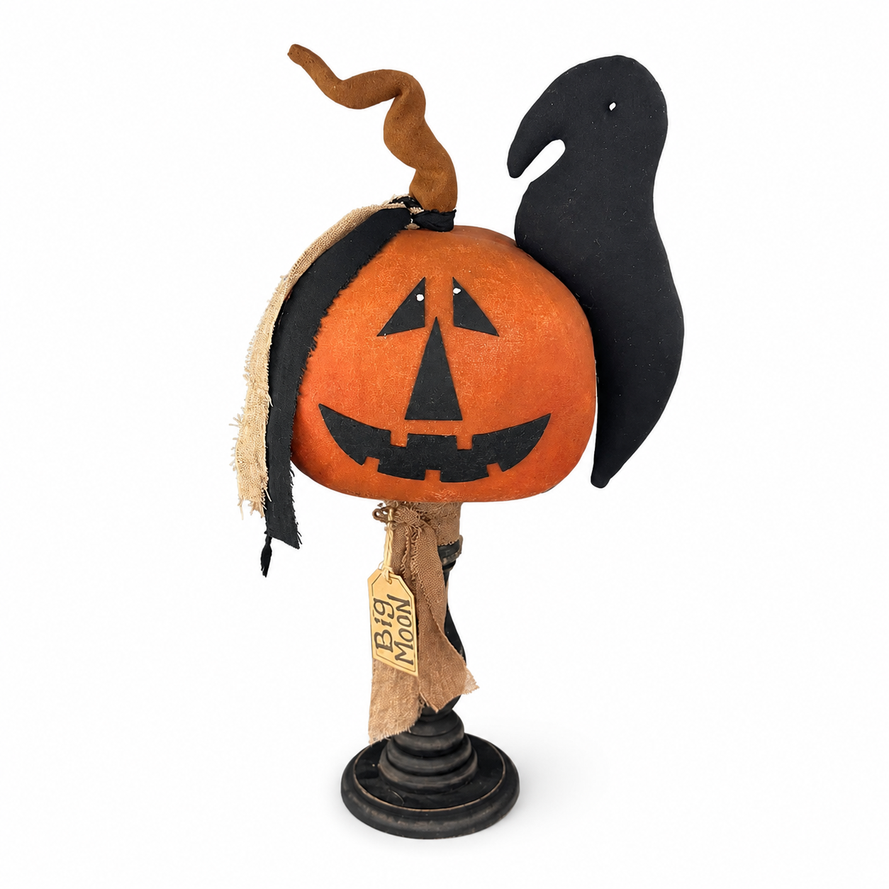 Big Moon Prim Jack-O’-Lantern on Spindle