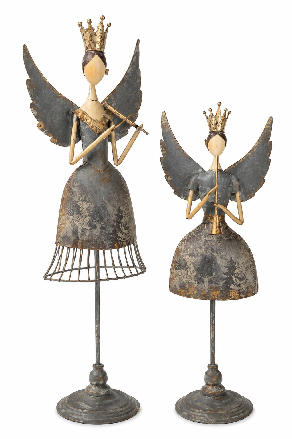 Metal Angels Playing Musical Instruments