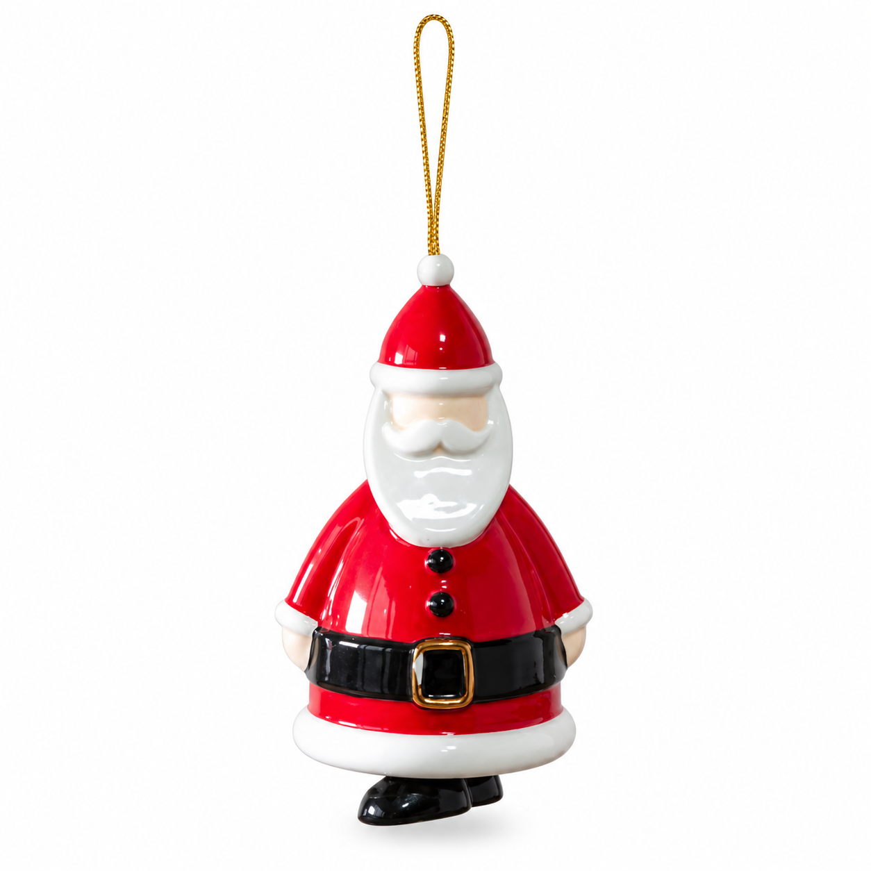 Ceramic Santa Bell