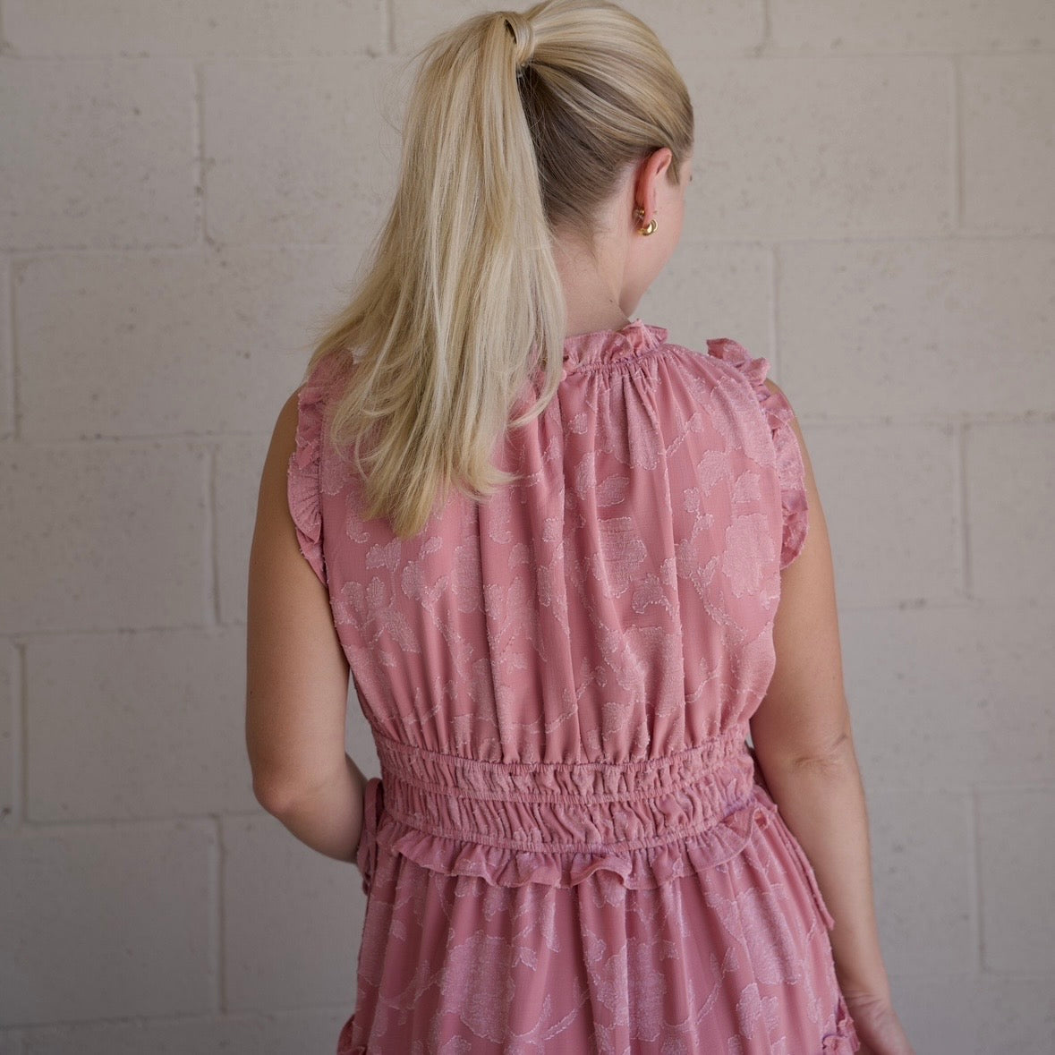 Tiered Floral Maxi Dress