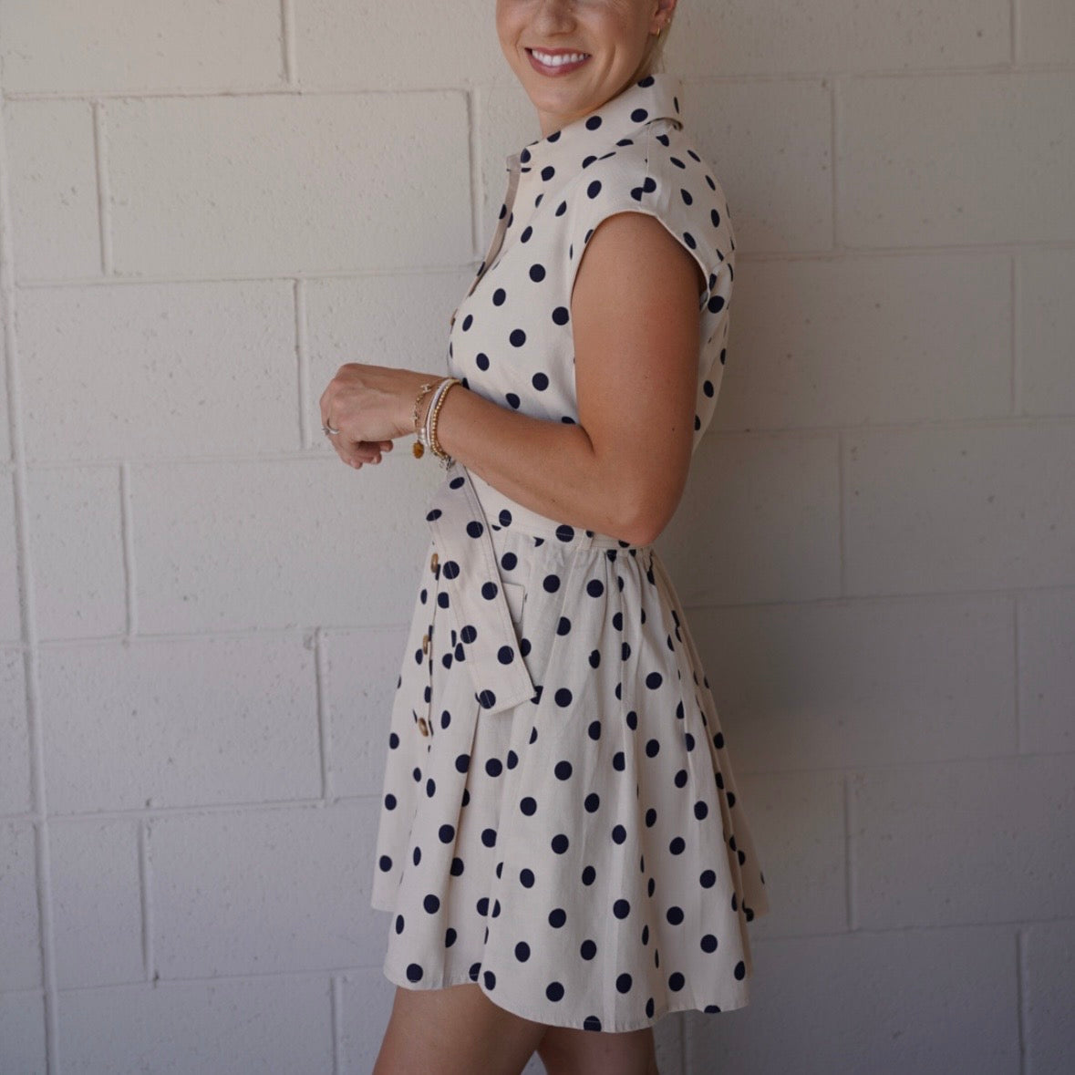 Polka Dot Mini Dress