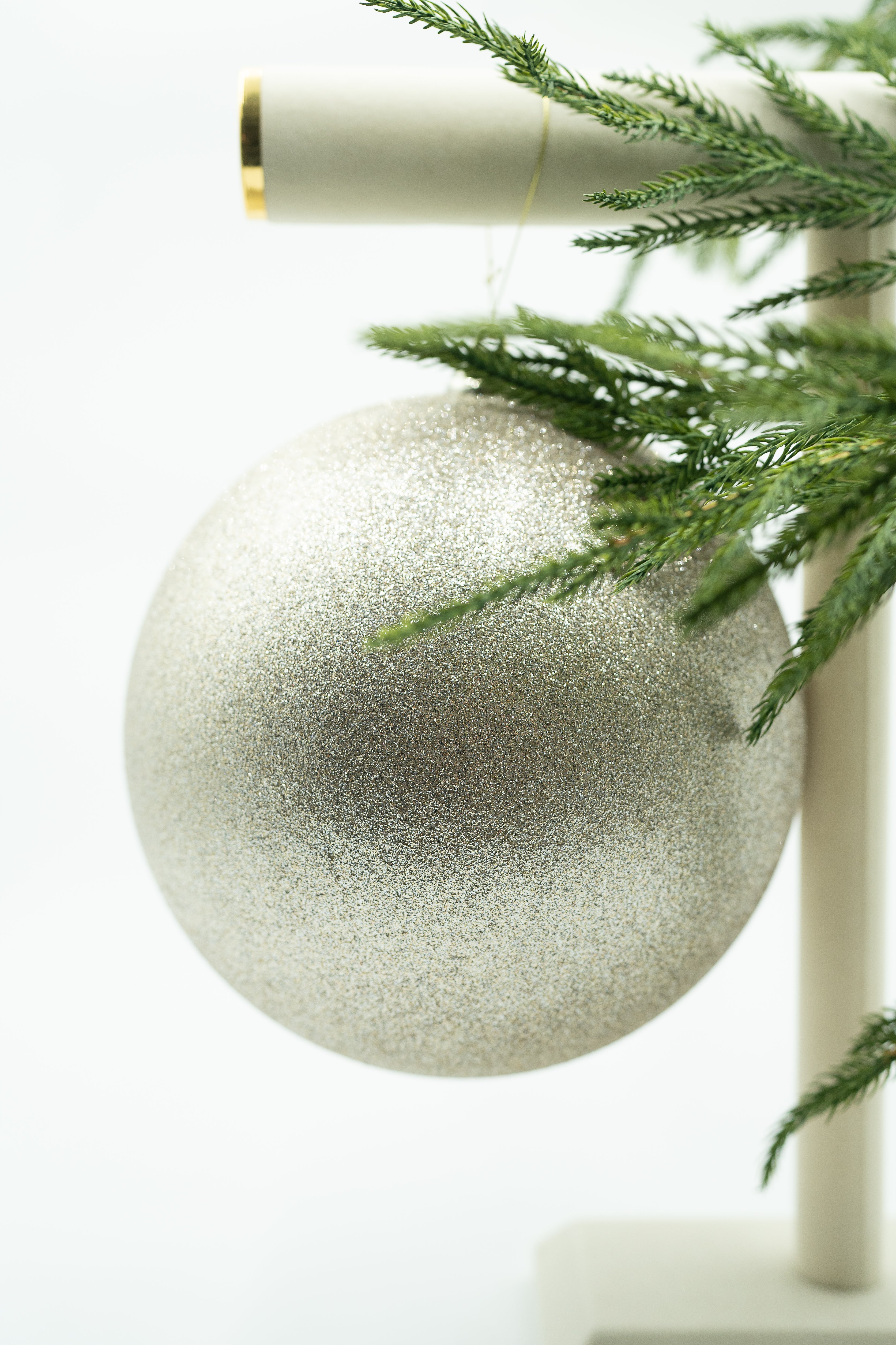 Champagne Glitter Ornament