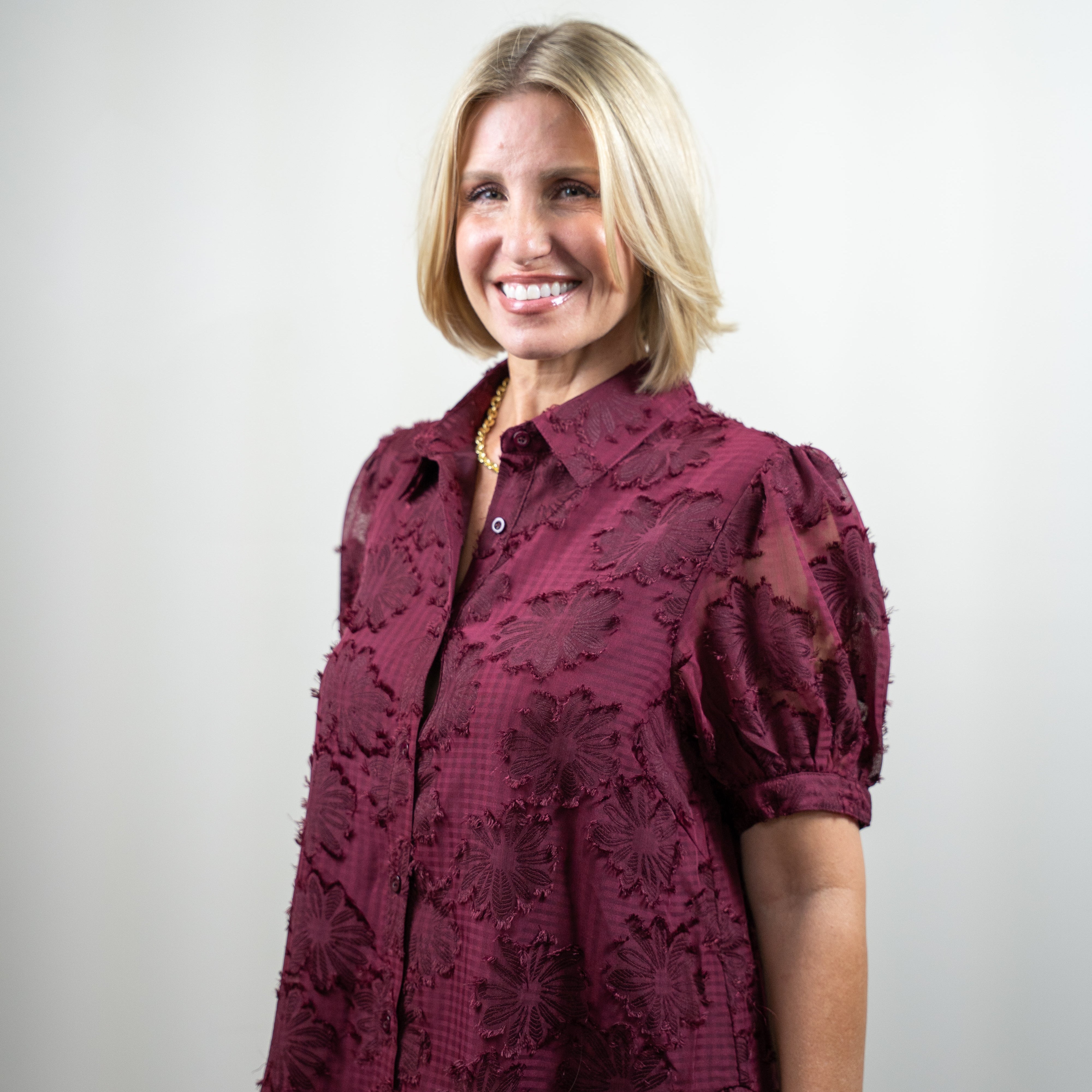 Short Sleeve Tiered Mini Dress