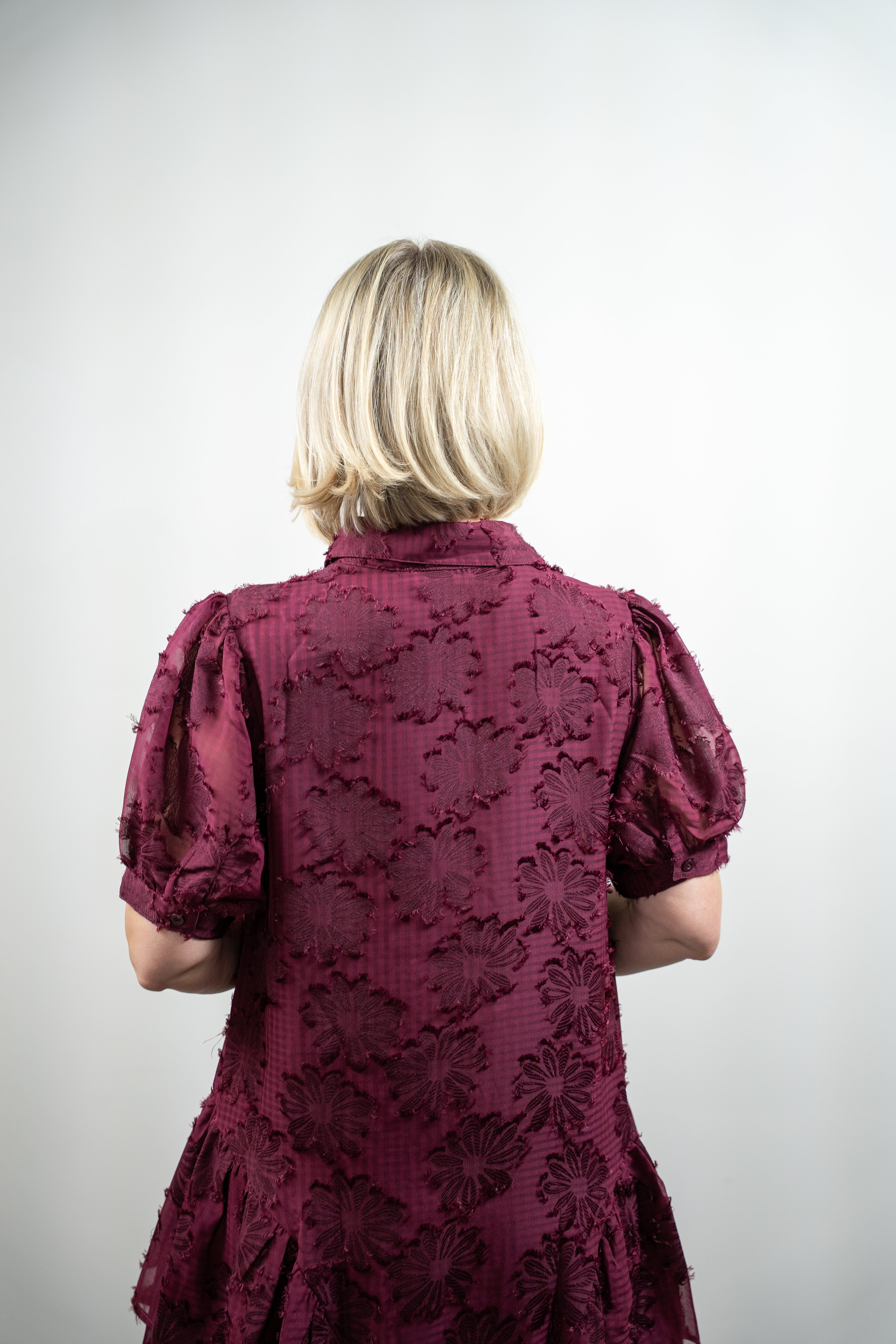 Short Sleeve Tiered Mini Dress