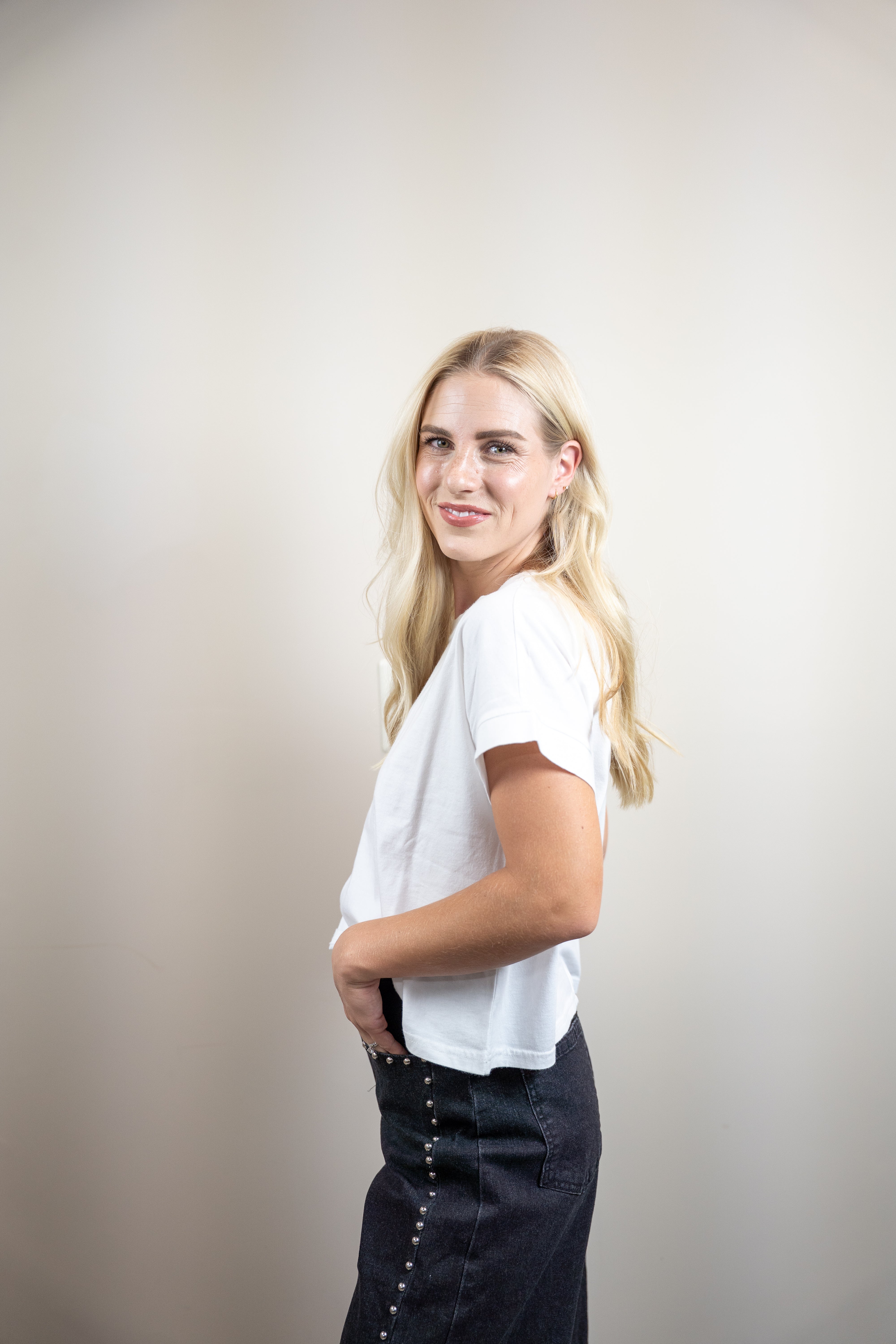 White Knit Top