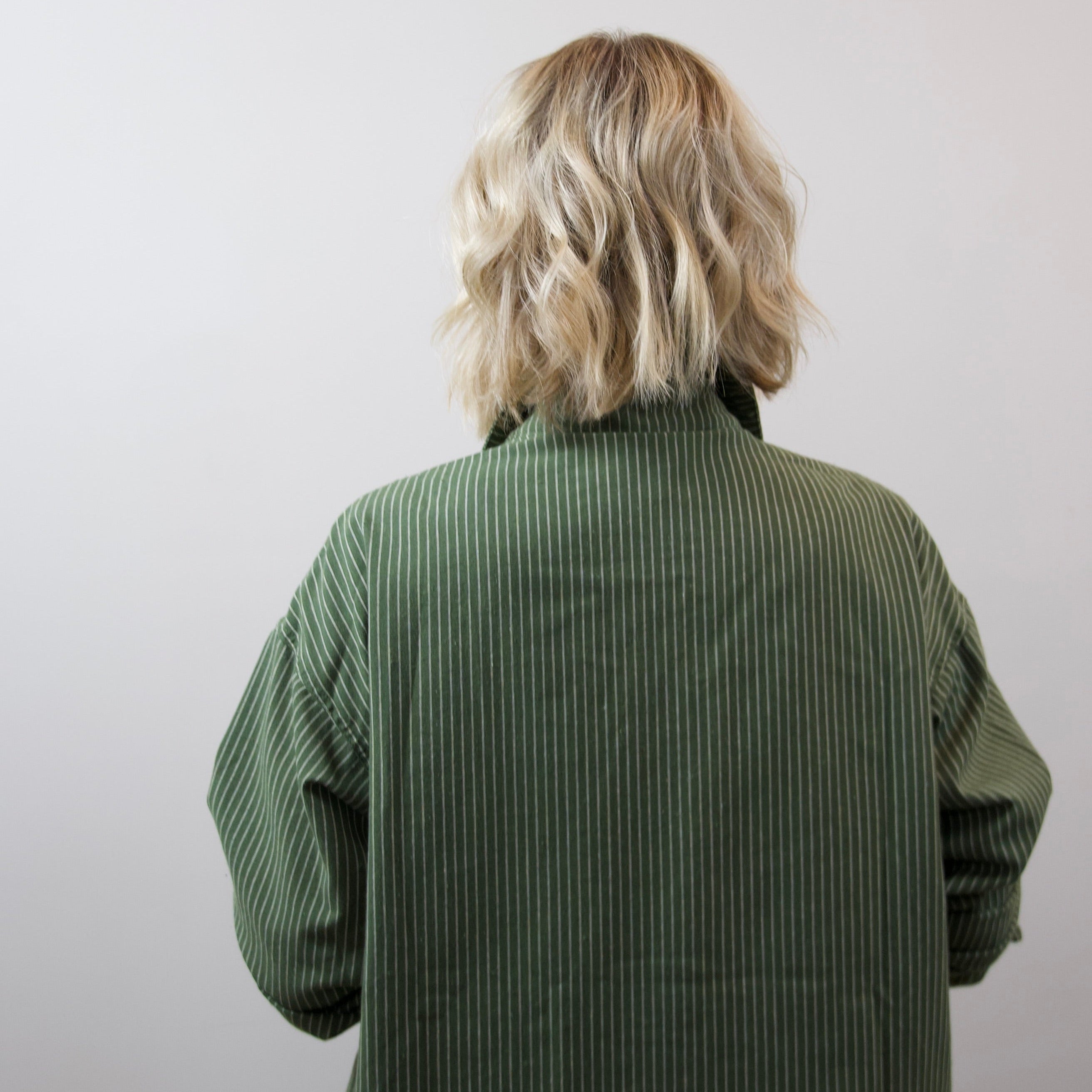 Pinstripe Oversized Shirt