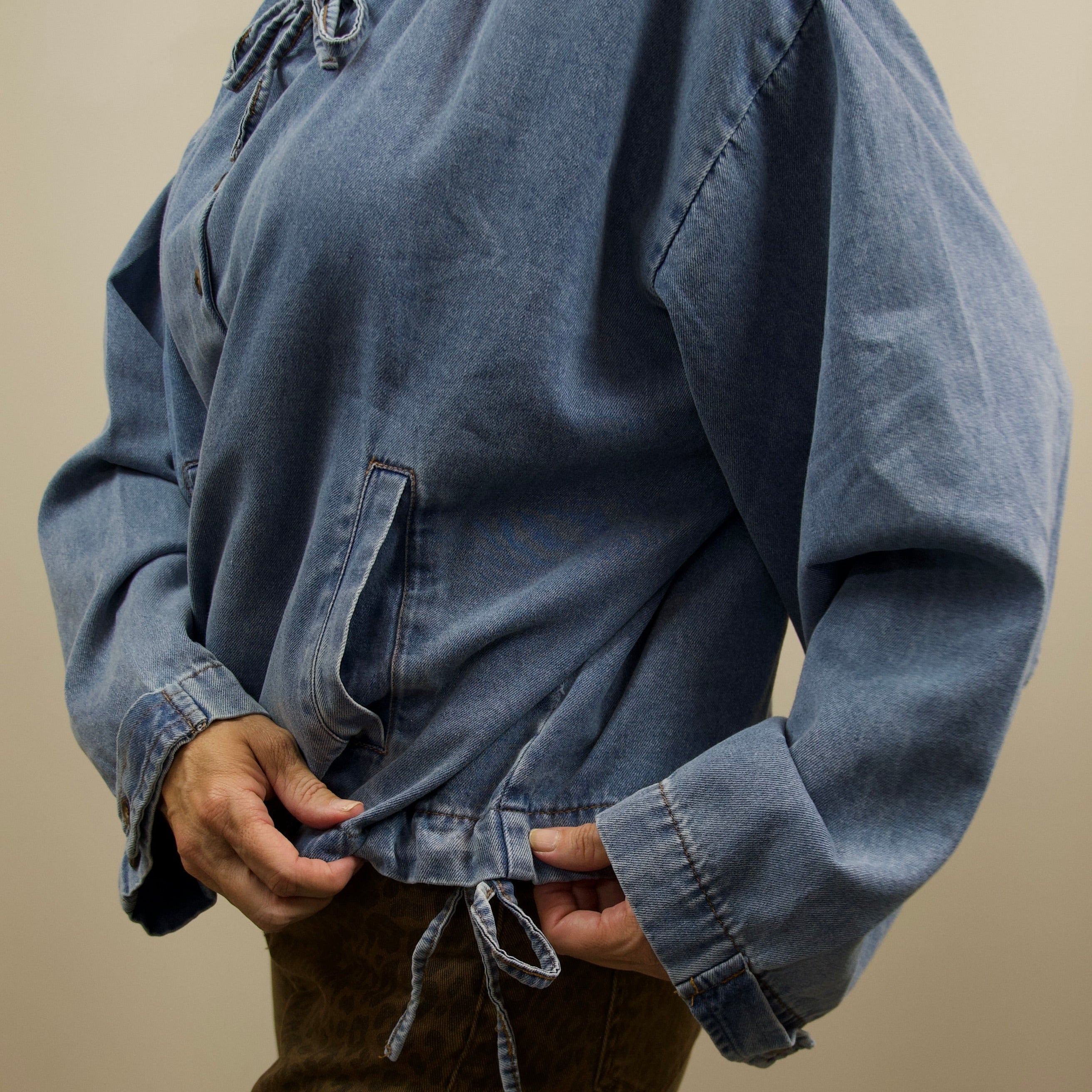 Lightweight Washed Denim Jacket