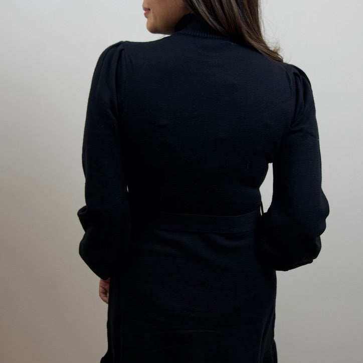 Mock Neck Sweater Dress