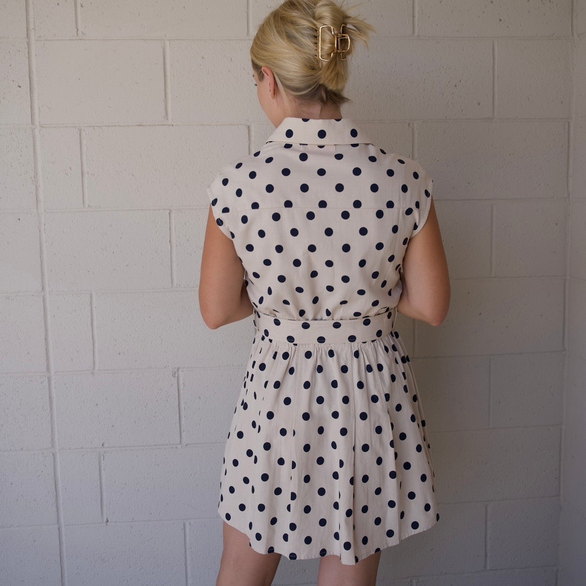 Polka Dot Mini Dress
