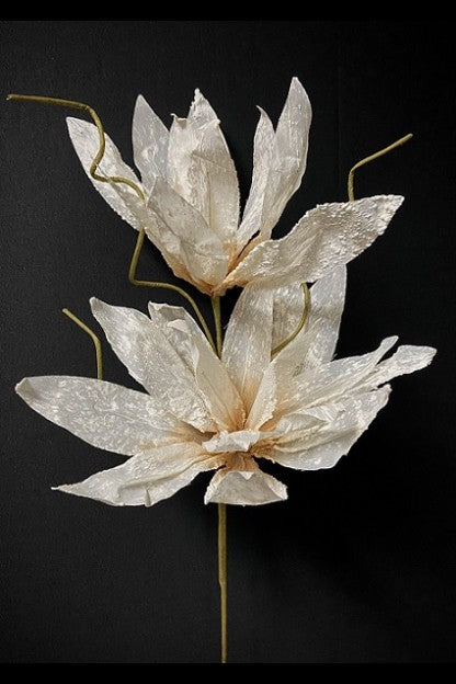 White Linen Flower Stem
