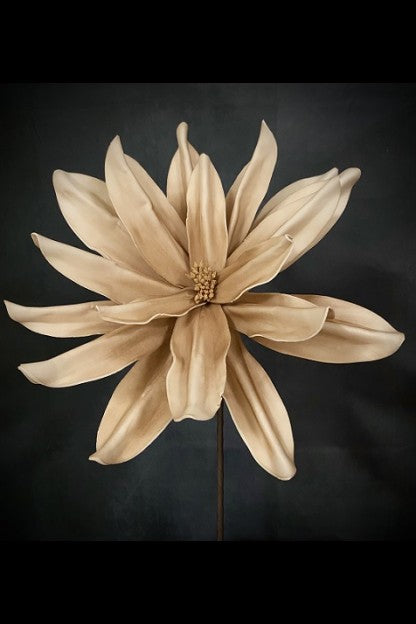 Stonewash Tan Foam Flower