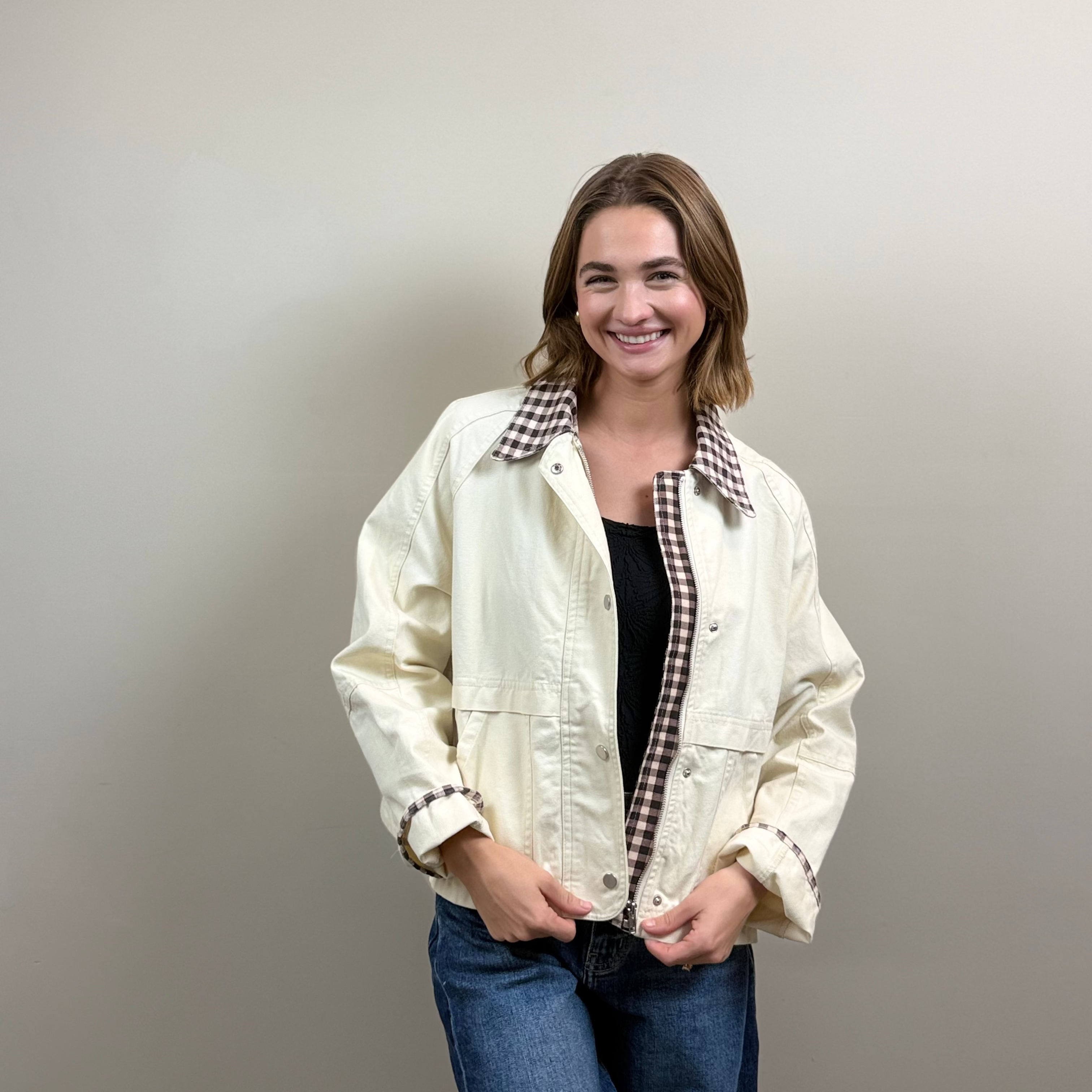 Vintage Oxford Canvas Twill Fall Jacket