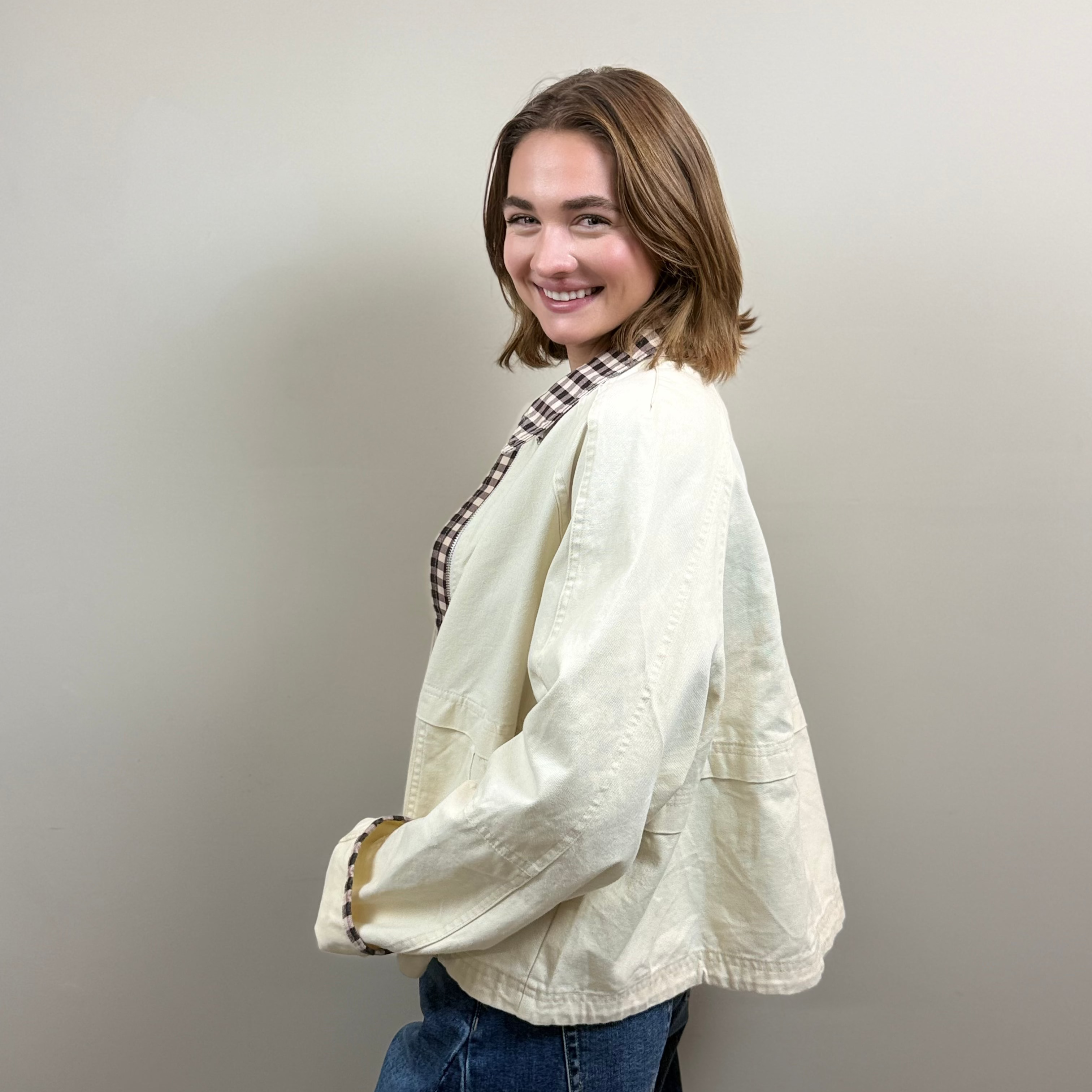 Vintage Oxford Canvas Twill Fall Jacket