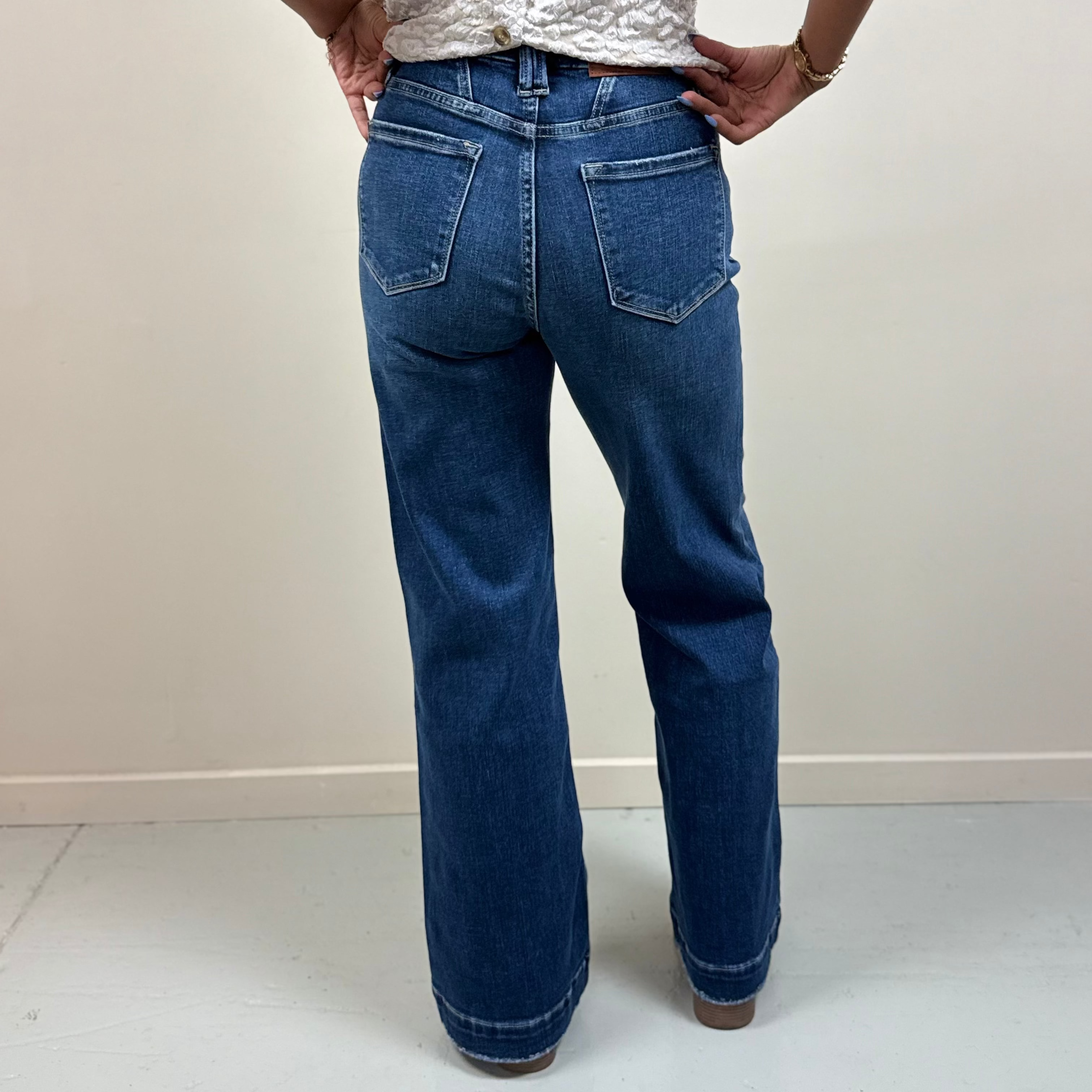 High Rise Wide Leg Jeans