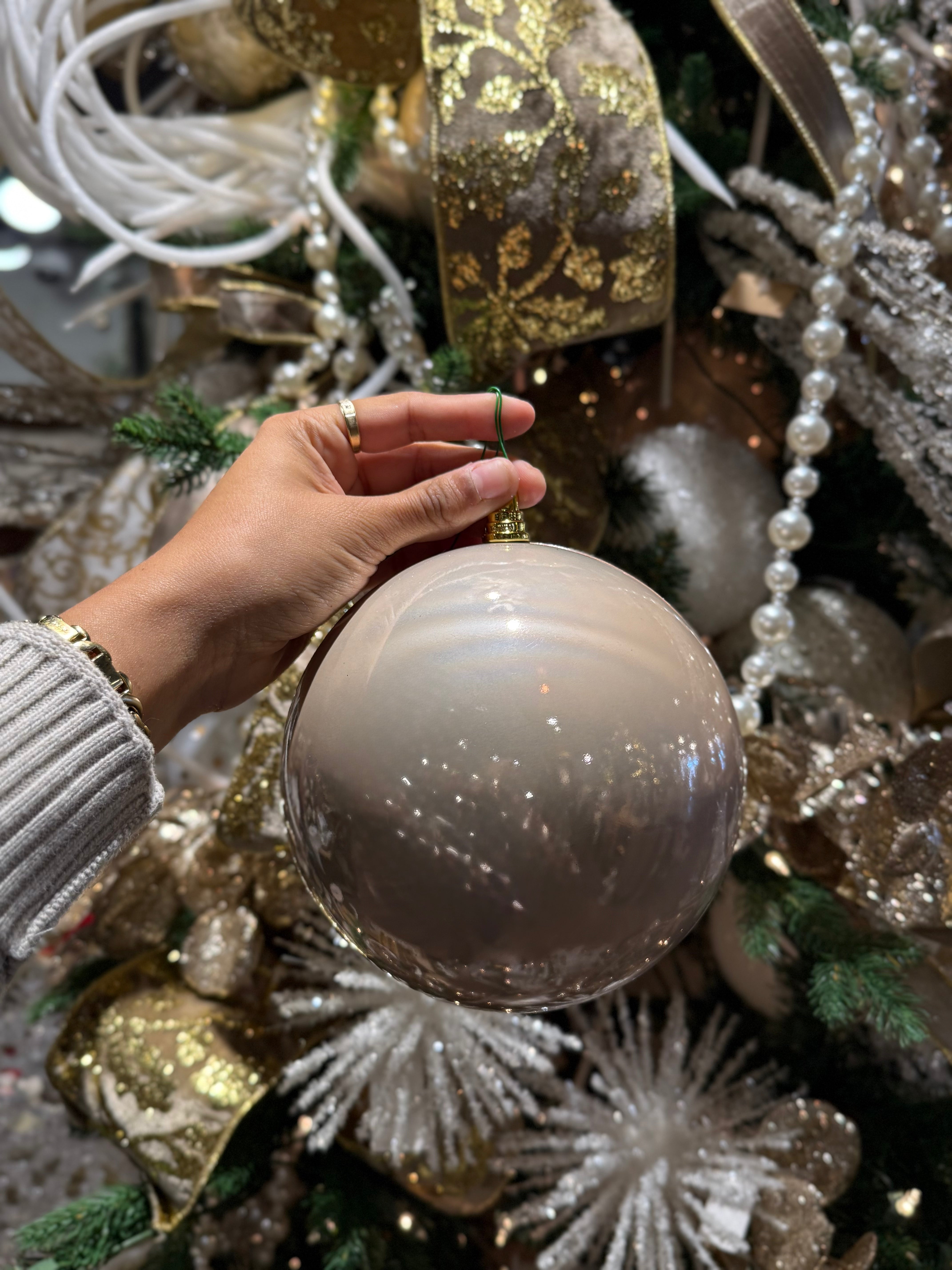 Champagne Pearlescent Ornament
