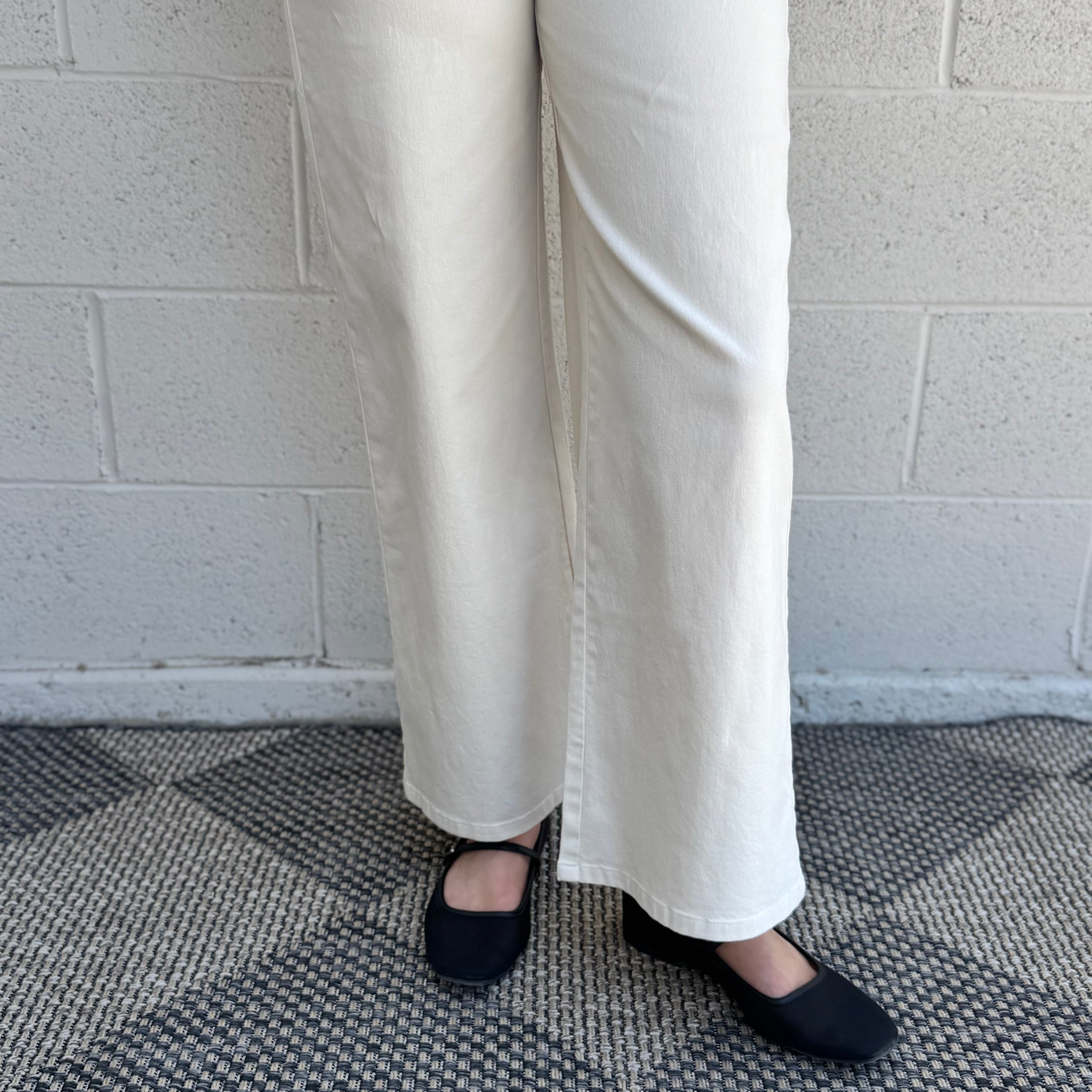 Cream High Waisted Pants