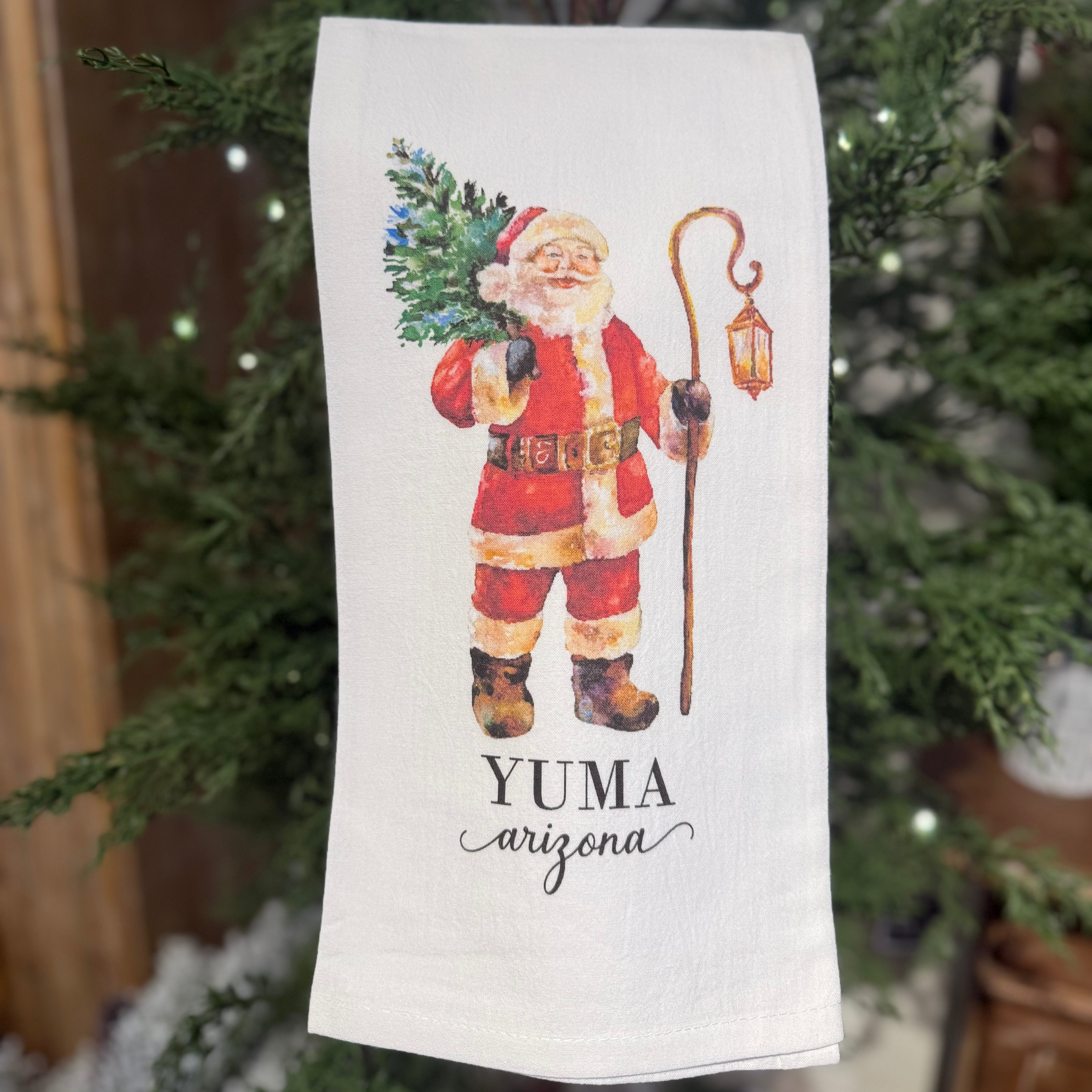 Santa Yuma AZ Tea Towel