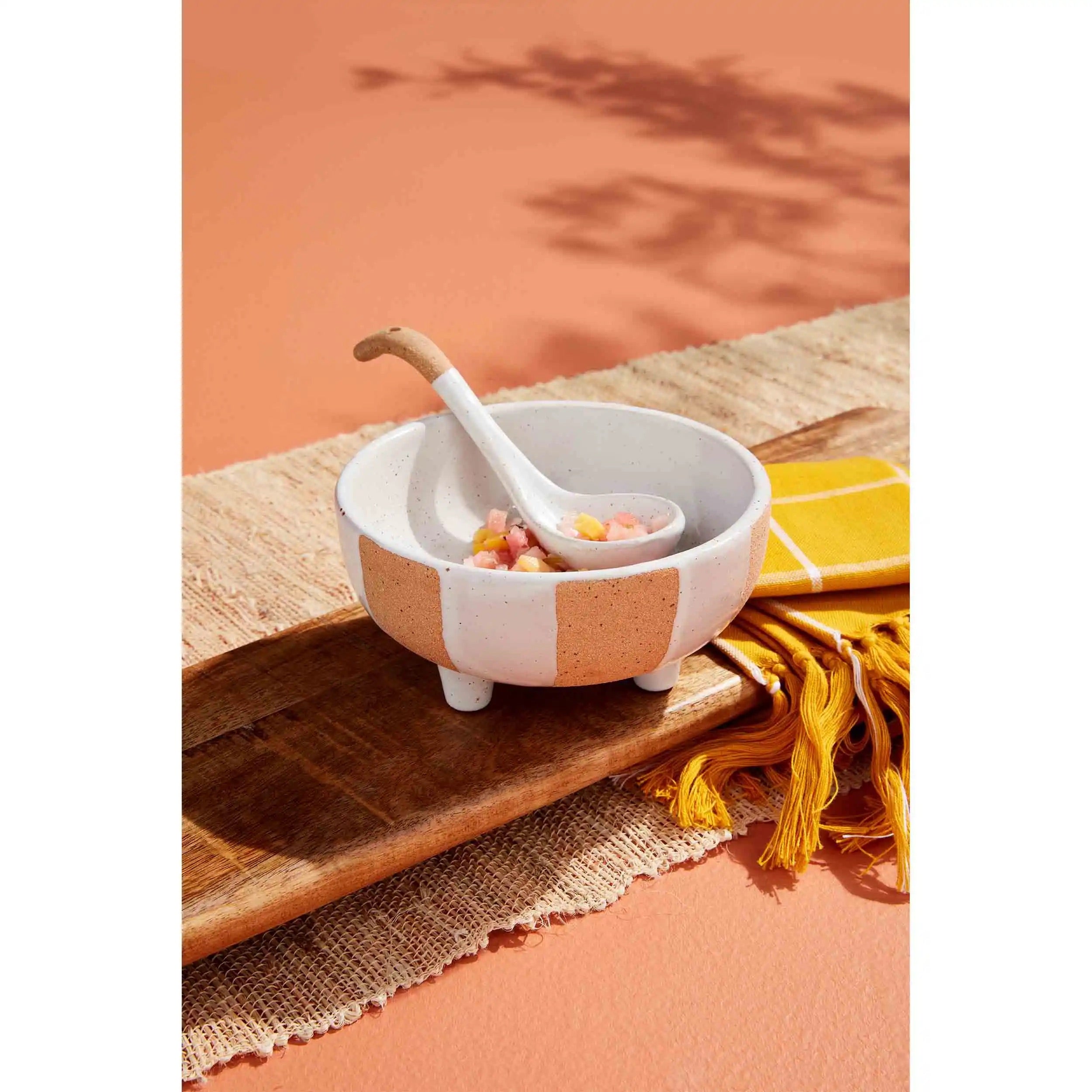 Terracotta Salsa Bowl Set