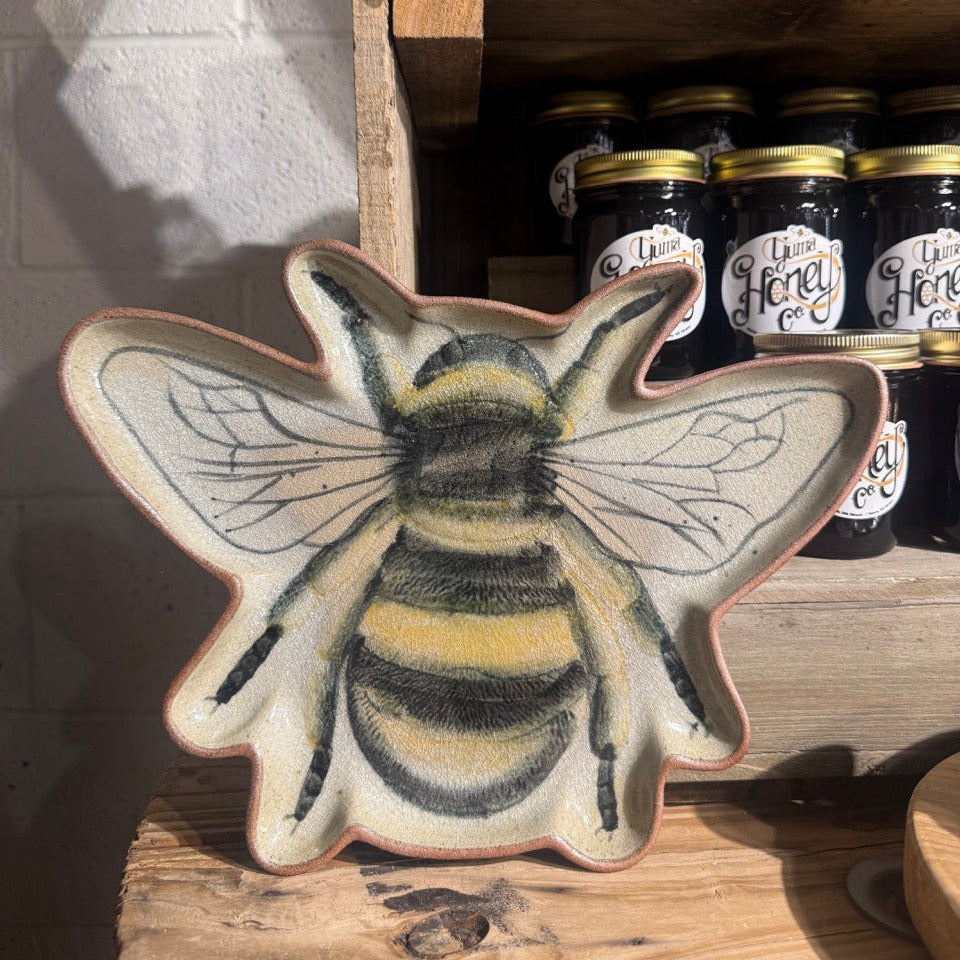 Stoneware Bee Plate