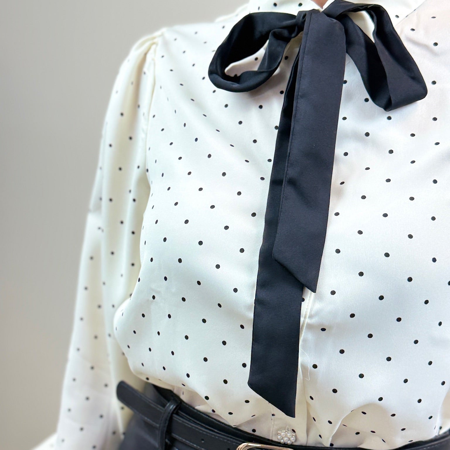 Polka Dot Pearl Blouse