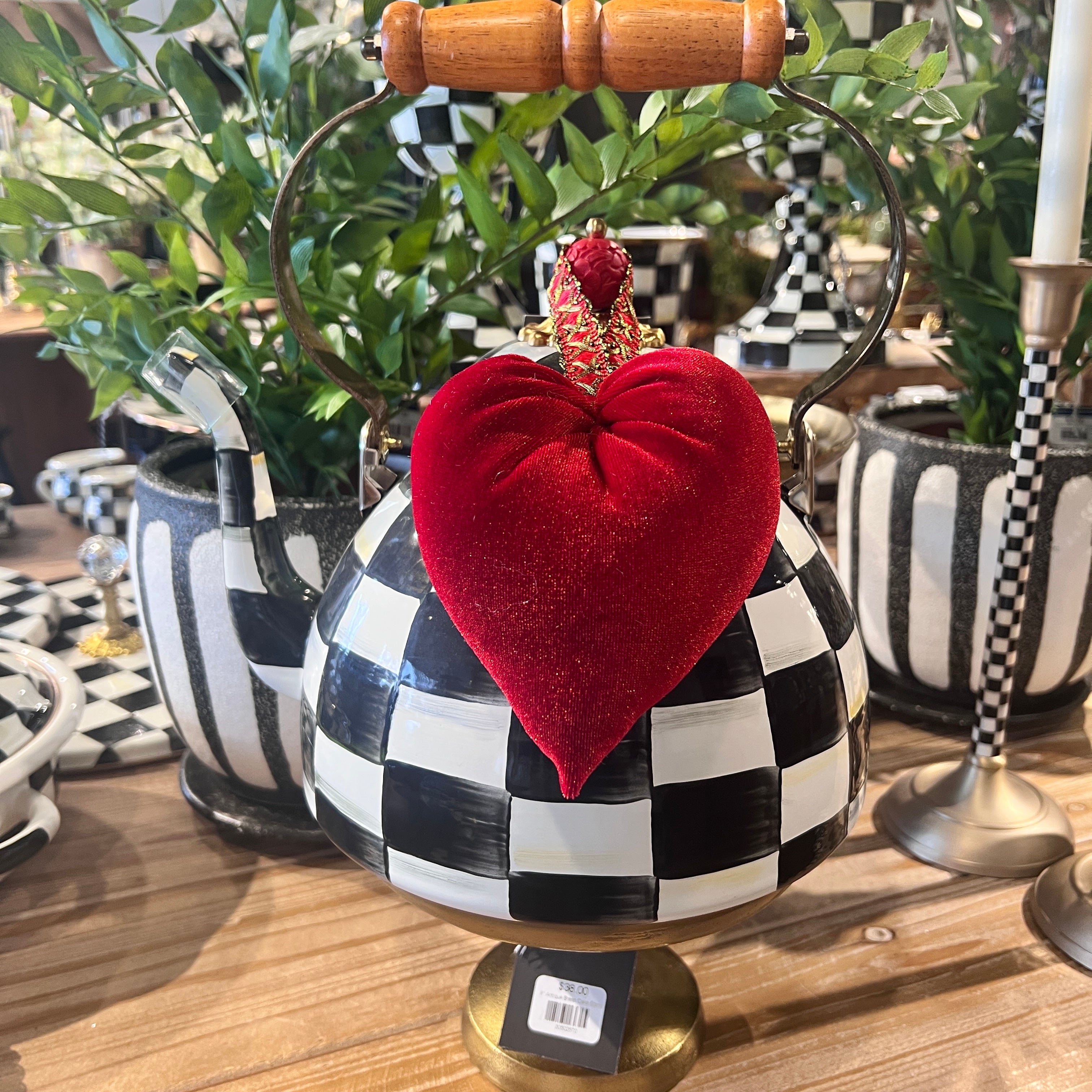 Velvet Hanging Heart