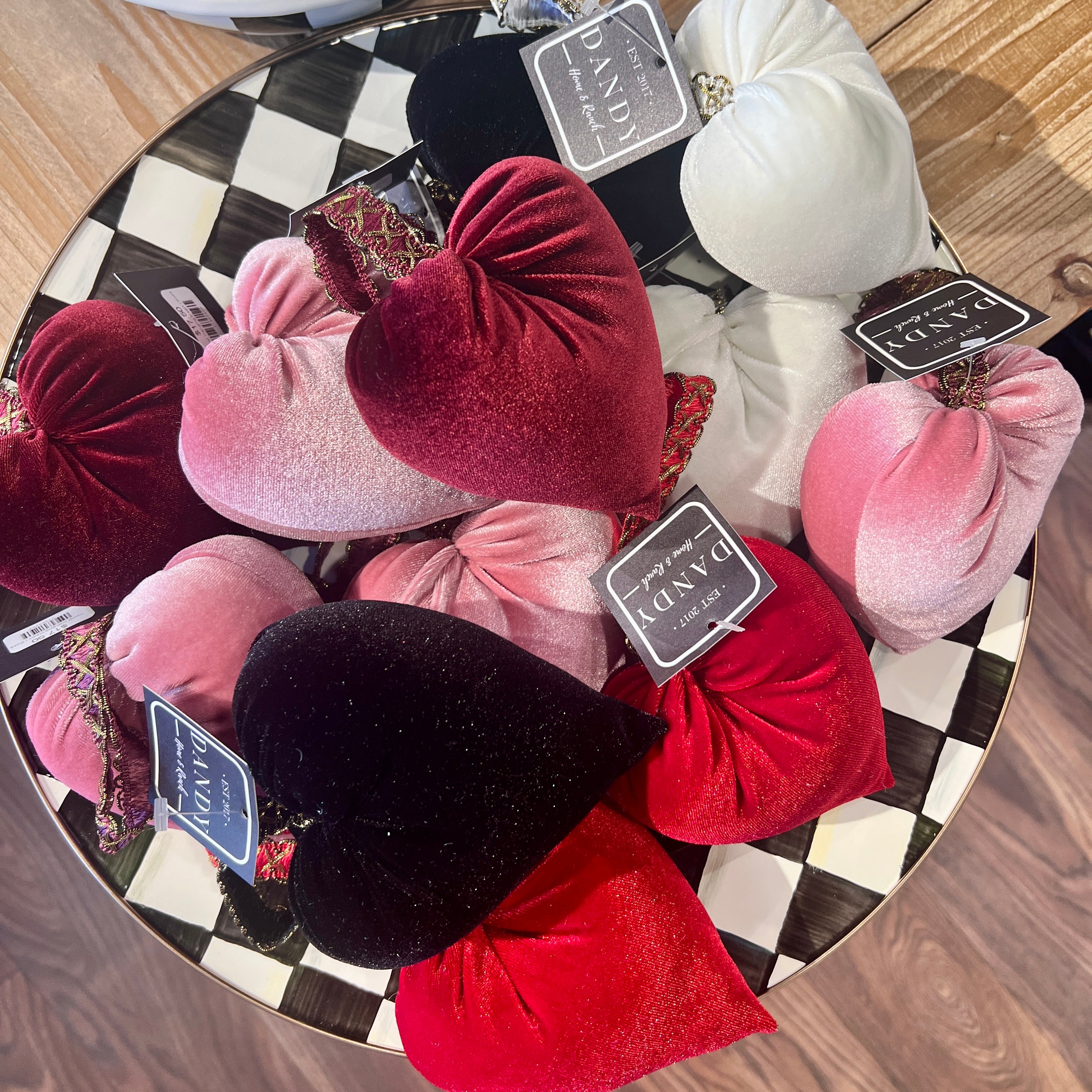 Velvet Hanging Heart