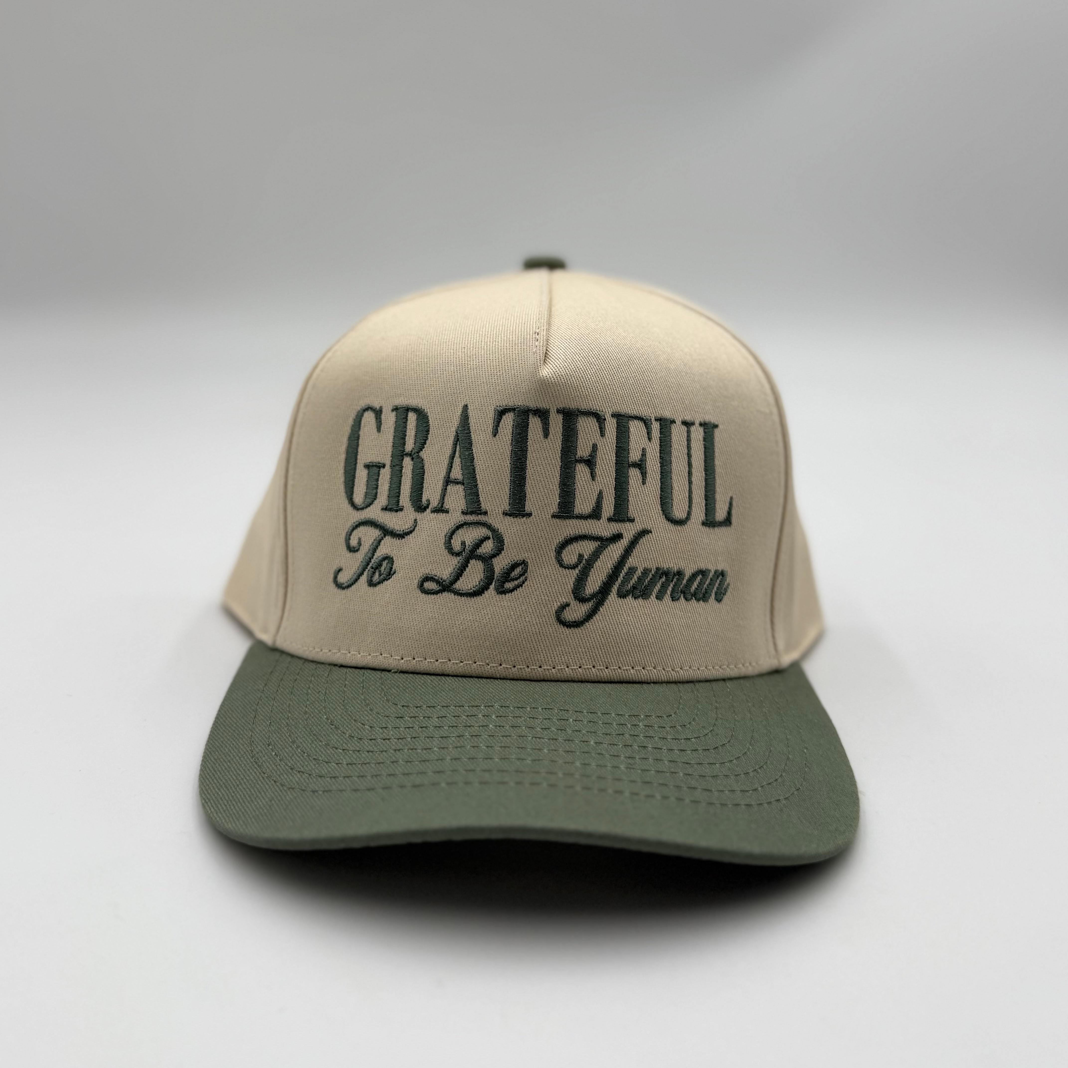 Grateful To Be Yuman Trucker Hat