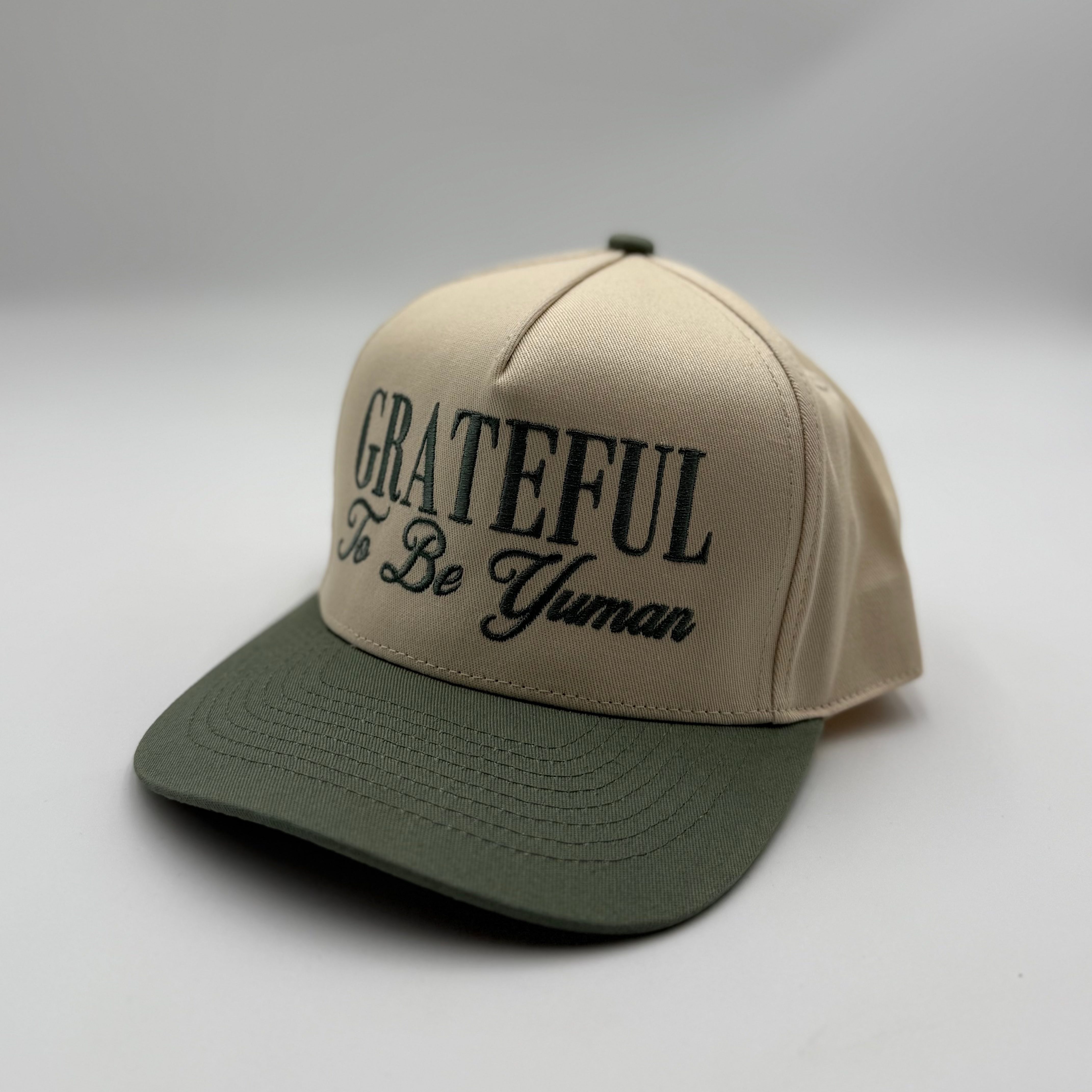 Grateful To Be Yuman Trucker Hat