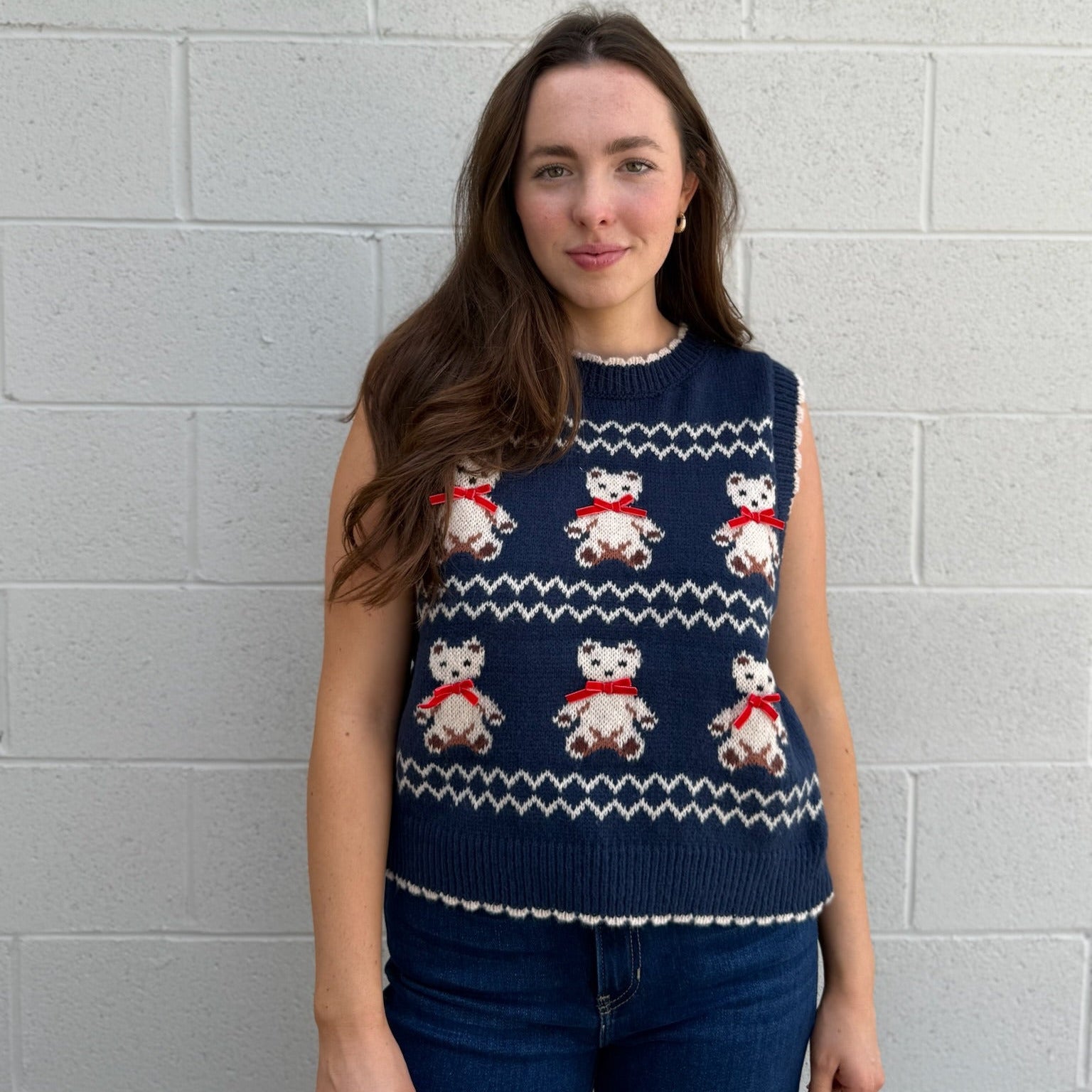 Teddy Bear Sweater Vest