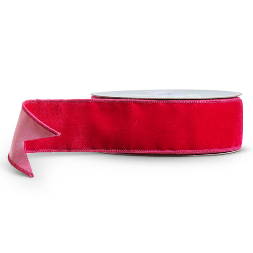 Fuchsia Velvet Ribbon