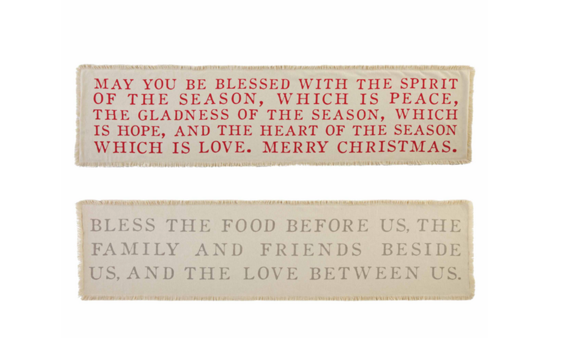 Blessing Reversible Table Runner