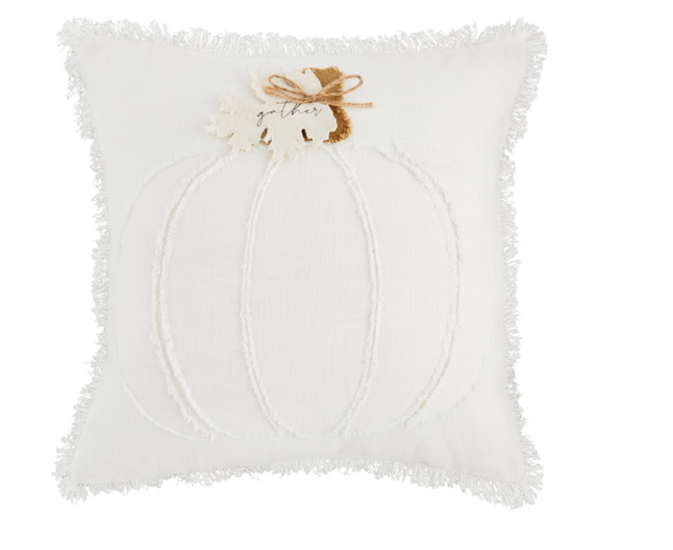 White Pumpkin Pillow