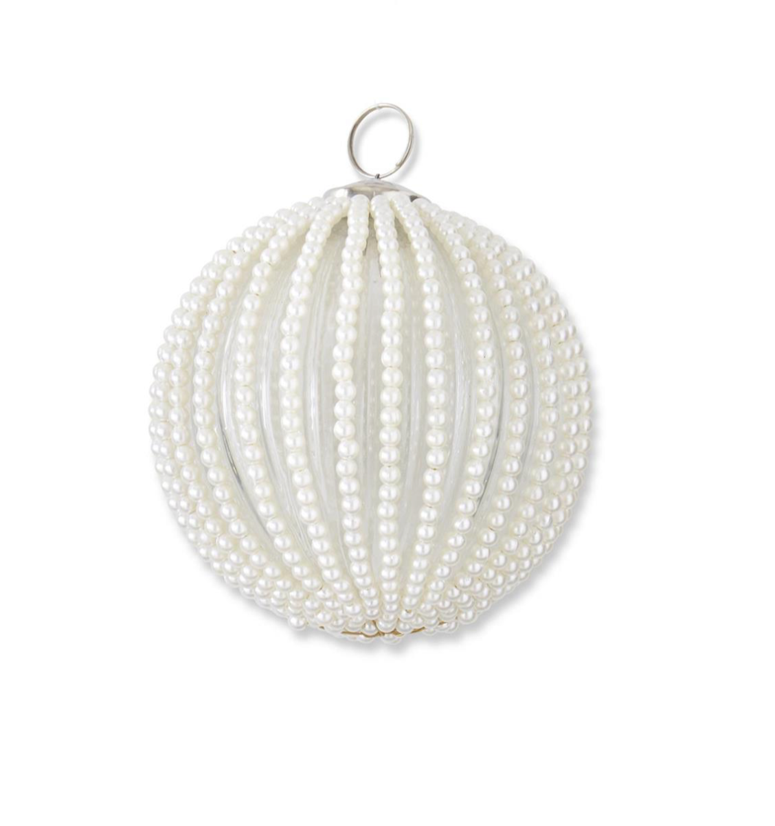 Pearl String Glass Ornament