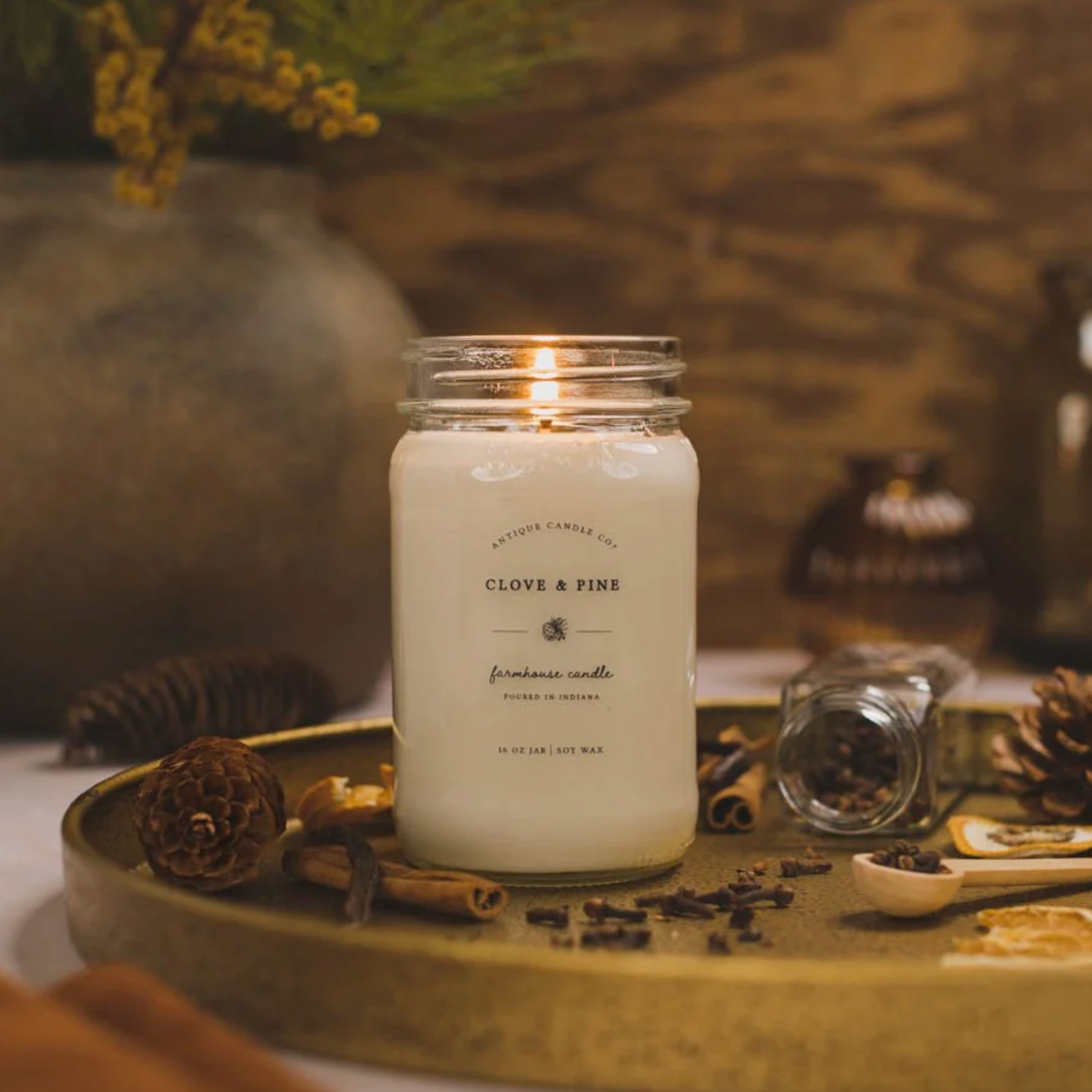 Clove & Pine Candle