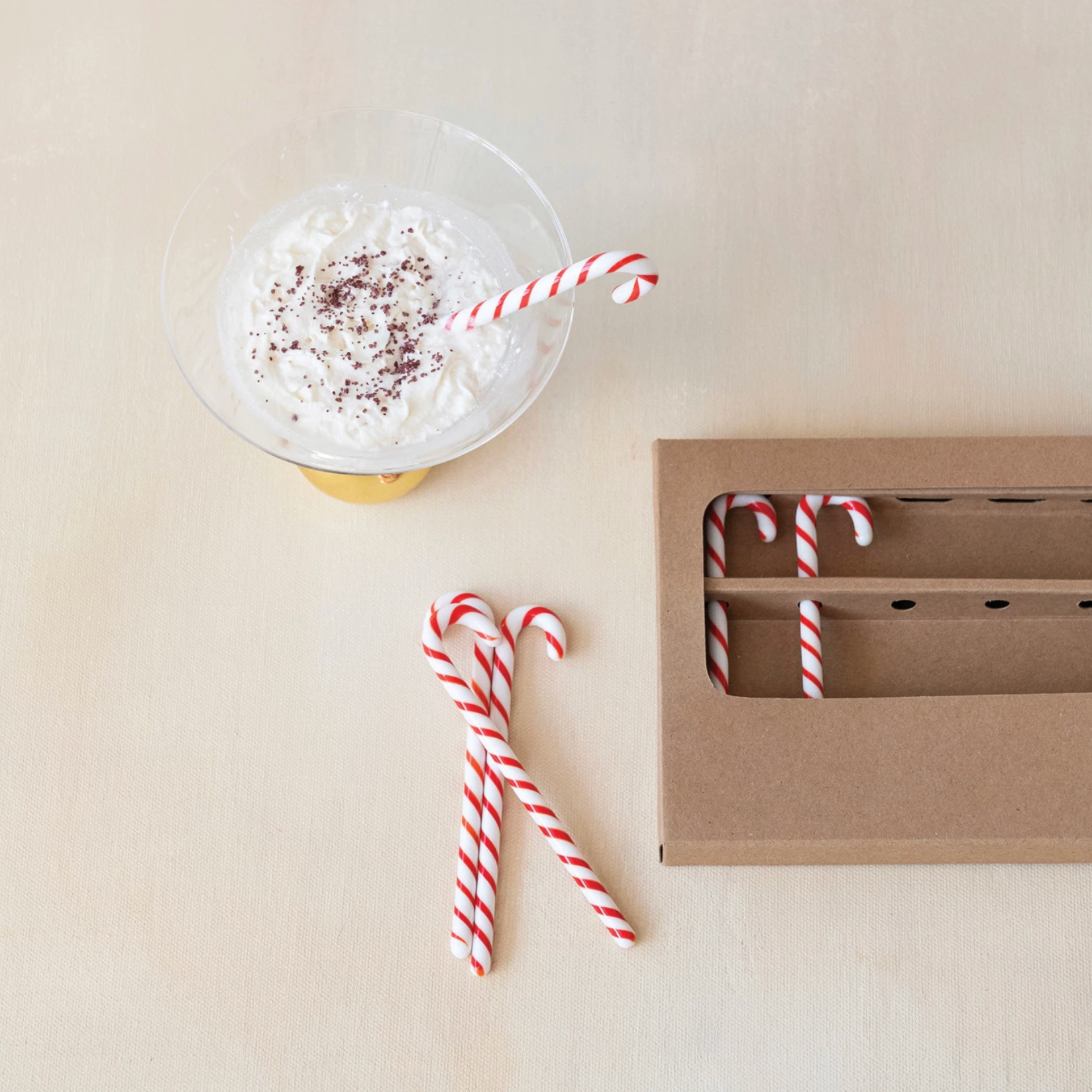 Candy Cane Stir Sticks Set