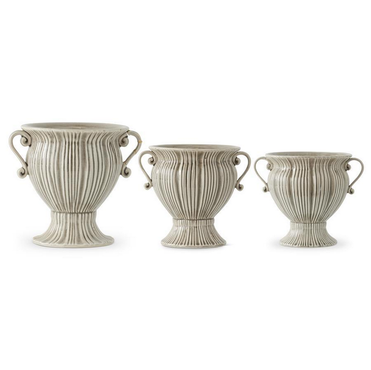 Gray Ceramic Urns