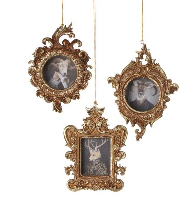 Framed Gentleman Ornaments