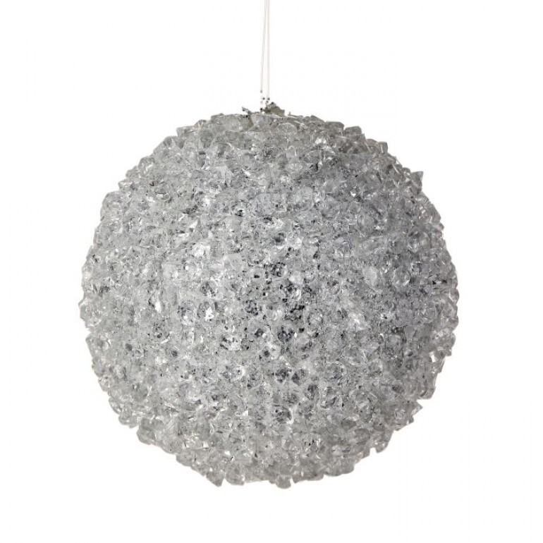 Glittered Iced Ornament