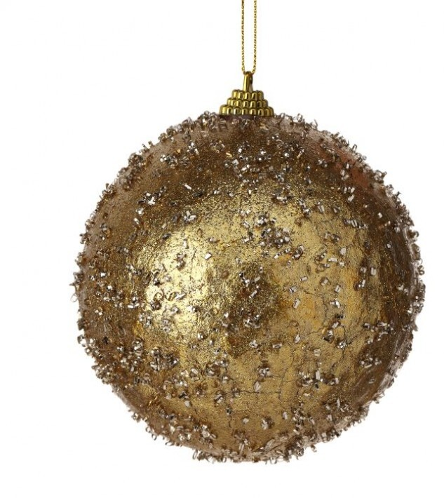 Crackle Gold Ornament