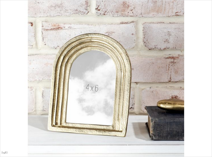 Gold Arch Photo Frame