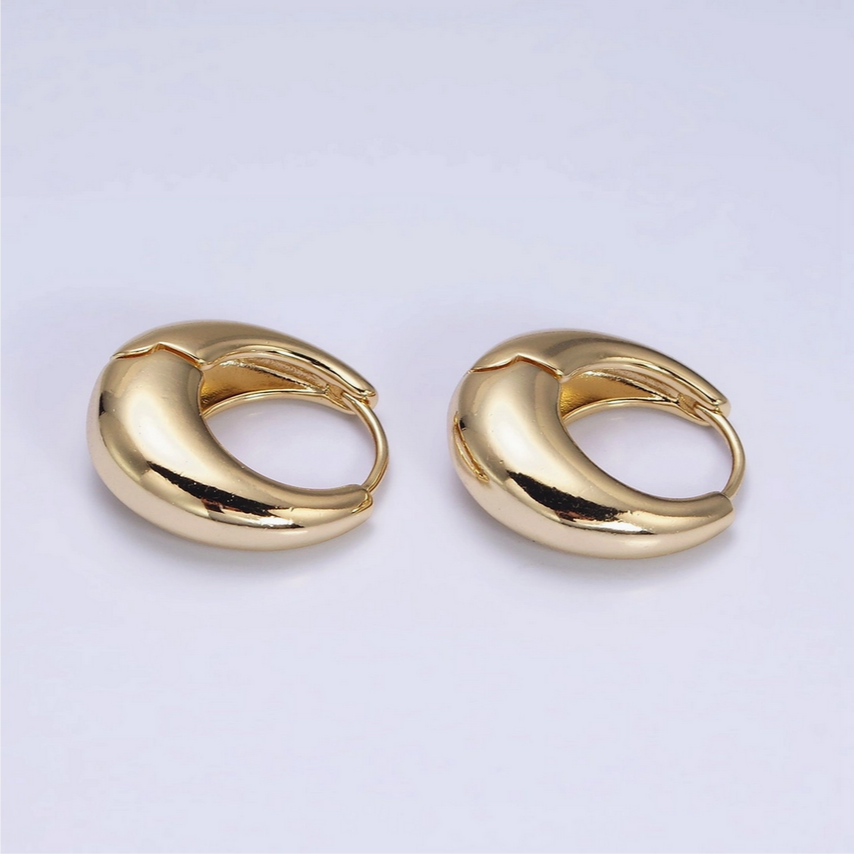 19mm Chubby Dome Earrings