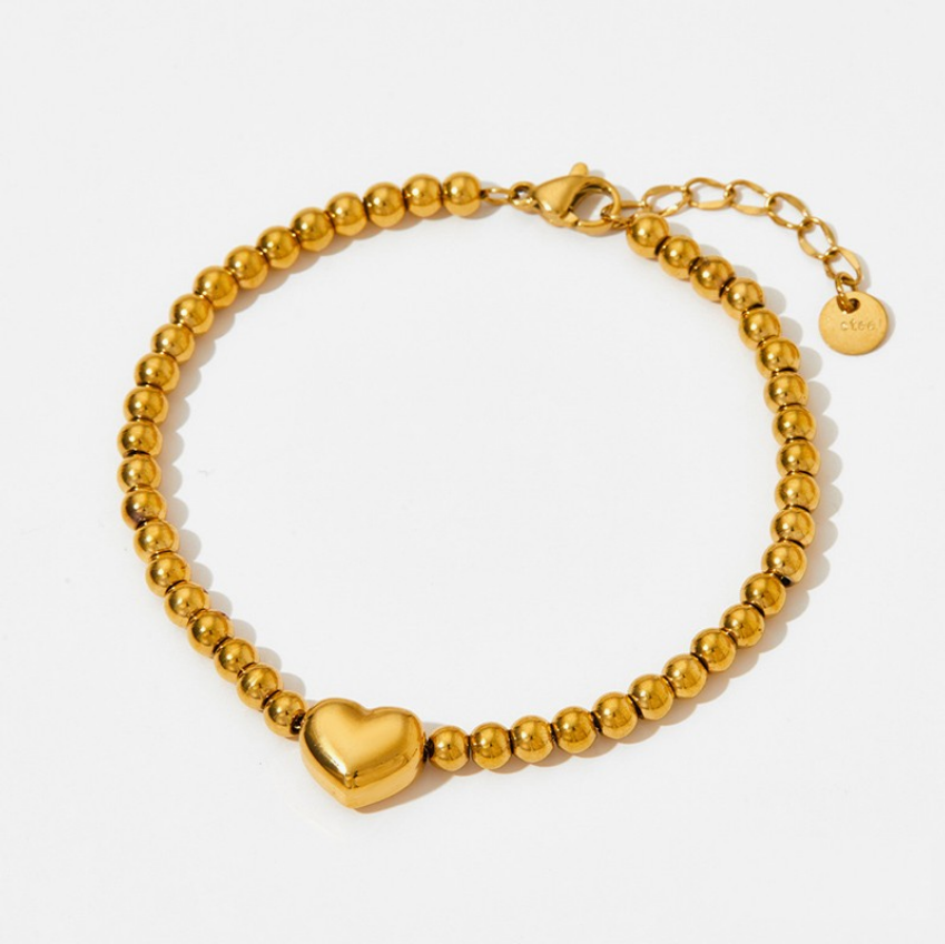 Gold Beaded Bracelet