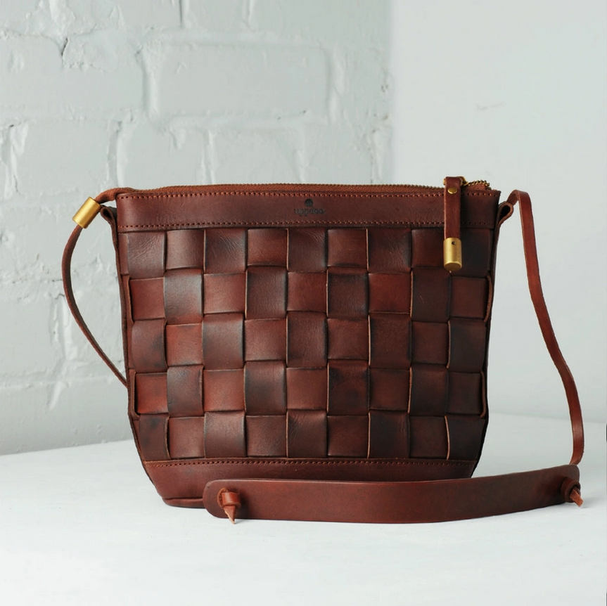Woven Cross-Body Bag