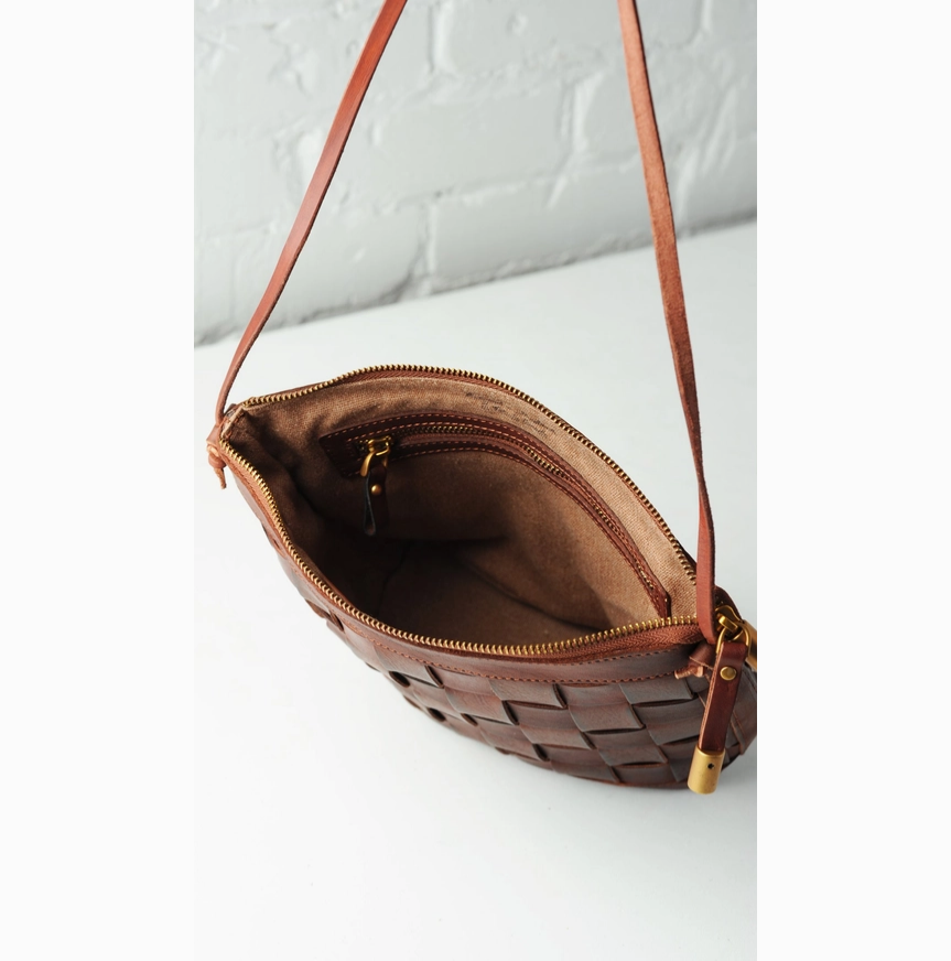 Woven Cross-Body Bag