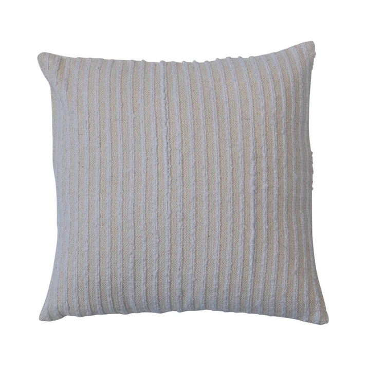 20" Square Striped Pillow