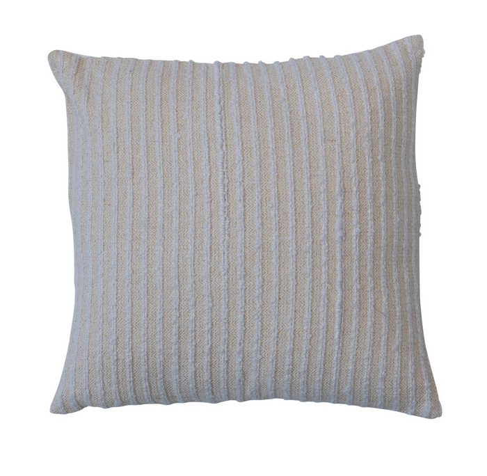 20" Square Striped Pillow