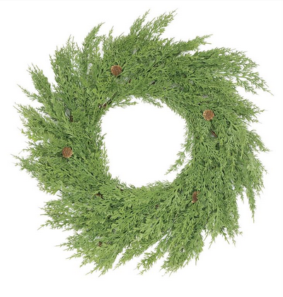 28" Cedar Wreath